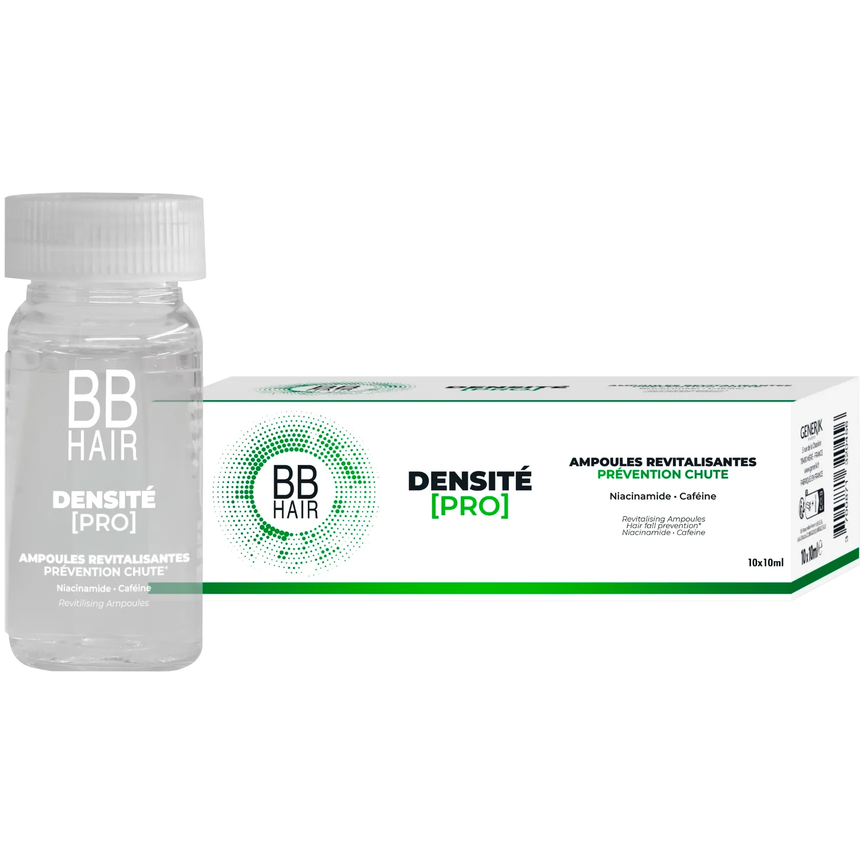 Ampoules Densité Pro BBHAIR Generik 10x10ML