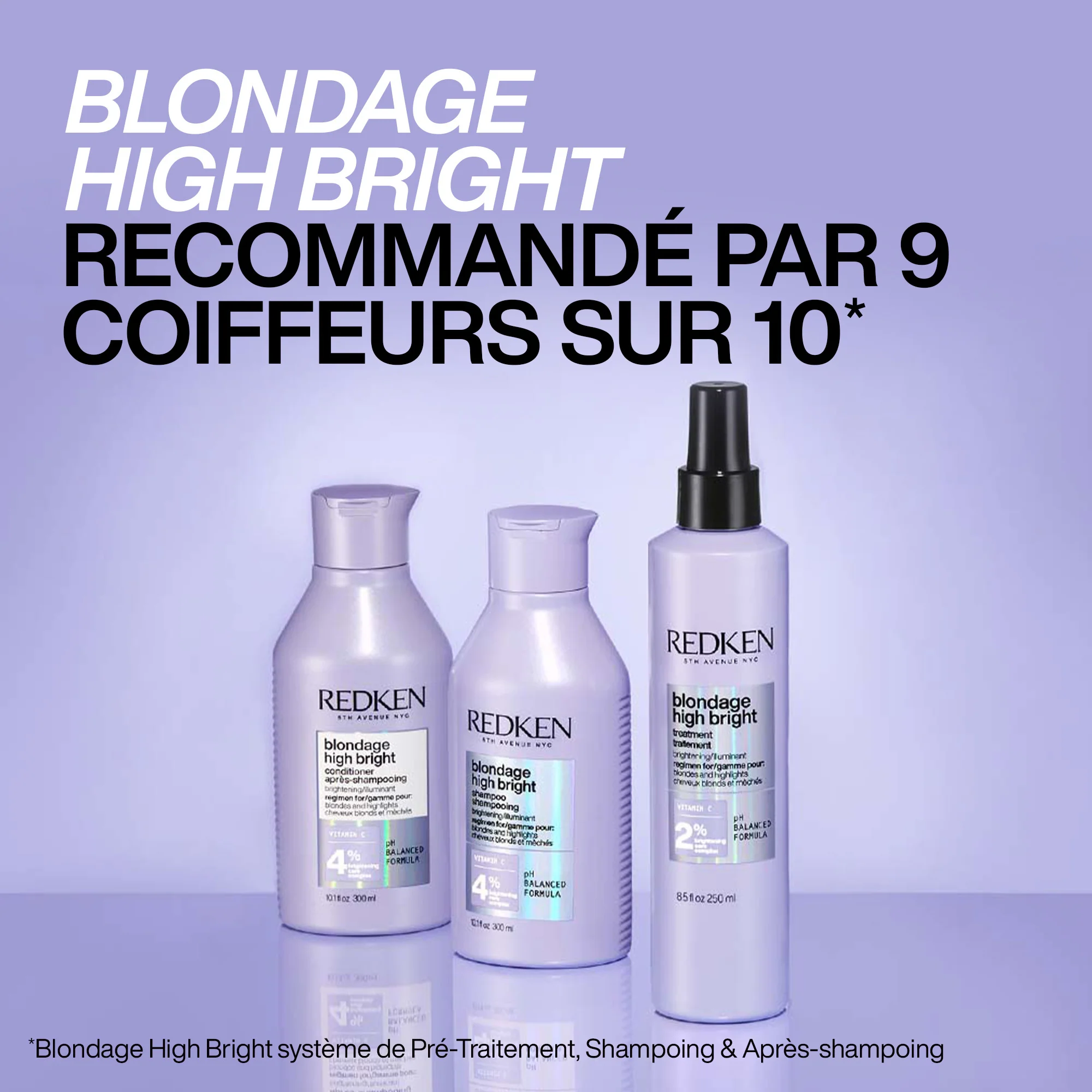 Après-shampoing Blondage High Bright Redken 300 ML - Image 4