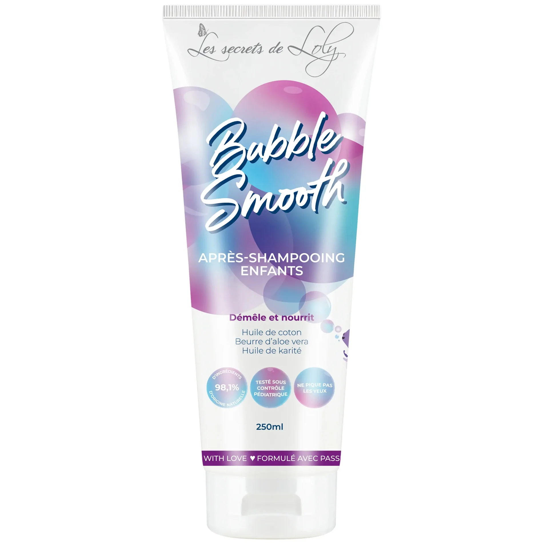 Après-Shampoing Enfant Bubble Smooth Les Secrets de Loly 250 ML