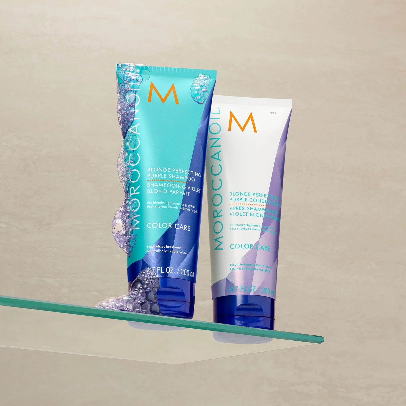 Après-Shampoing Violet Blond Parfait Moroccanoil 200 ML - Image 3