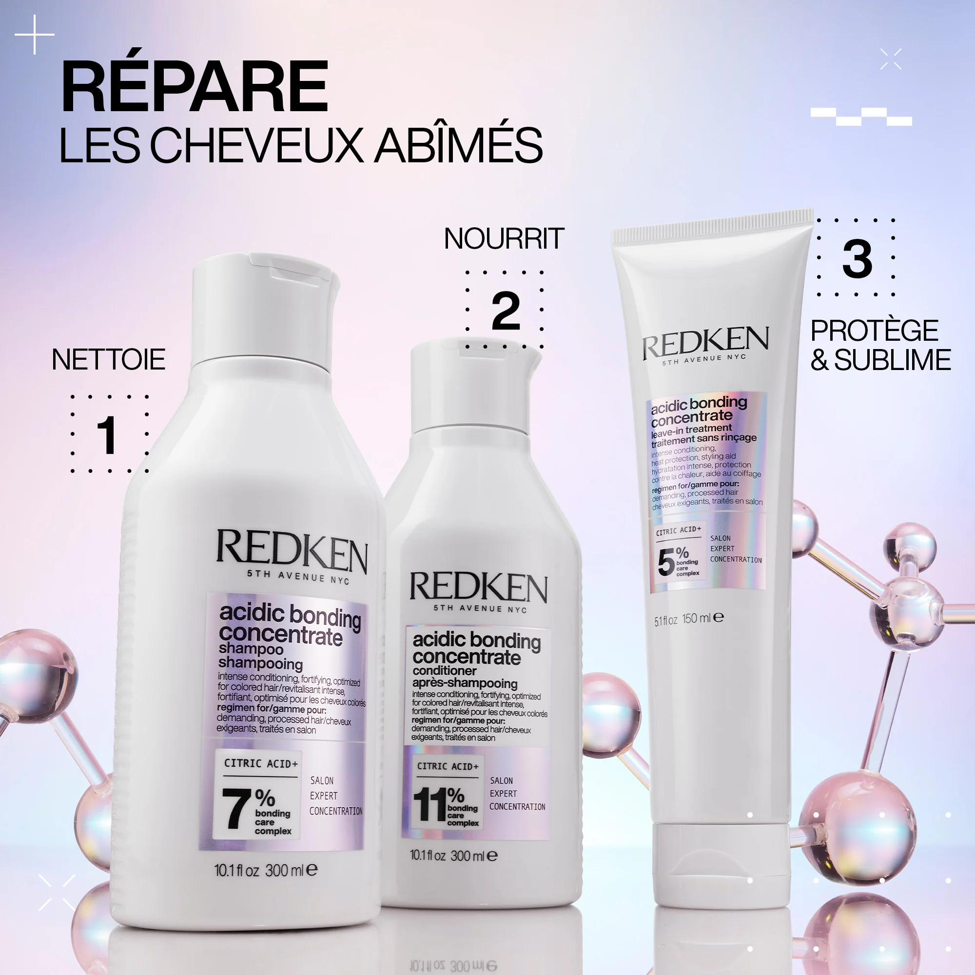 Après-Shampoing Acidic Bonding Concentrate Redken 1000 ML - Image 4