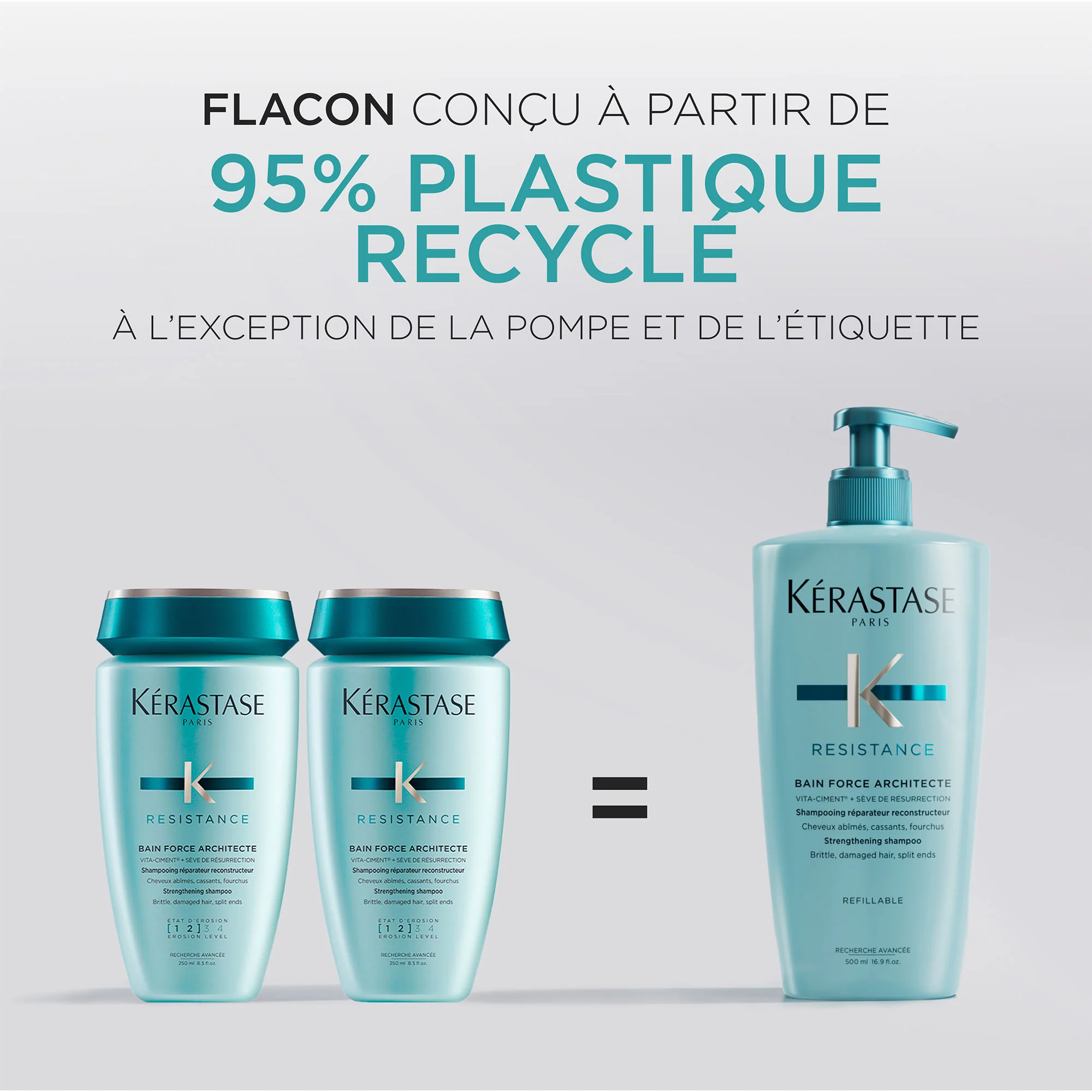 Bain Force Architecte Kérastase 500 ML - Image 3