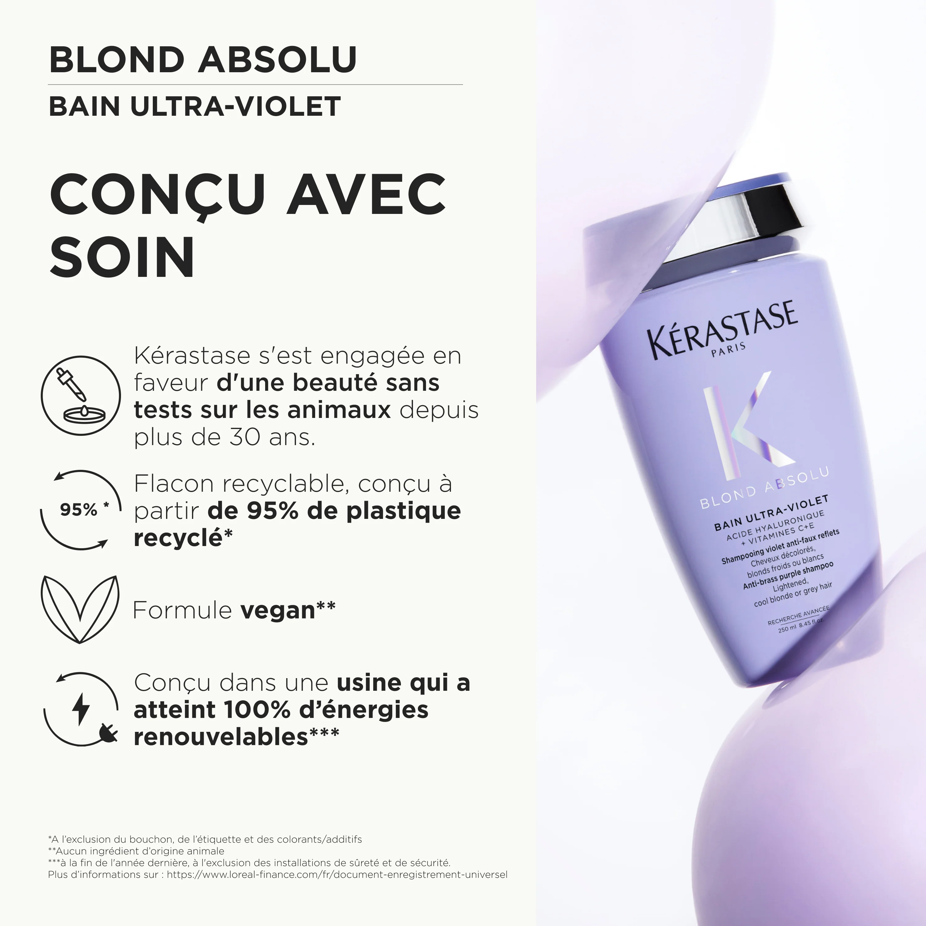 Bain Ultra-Violet Blond Absolu Kérastase 250 ML - Image 5