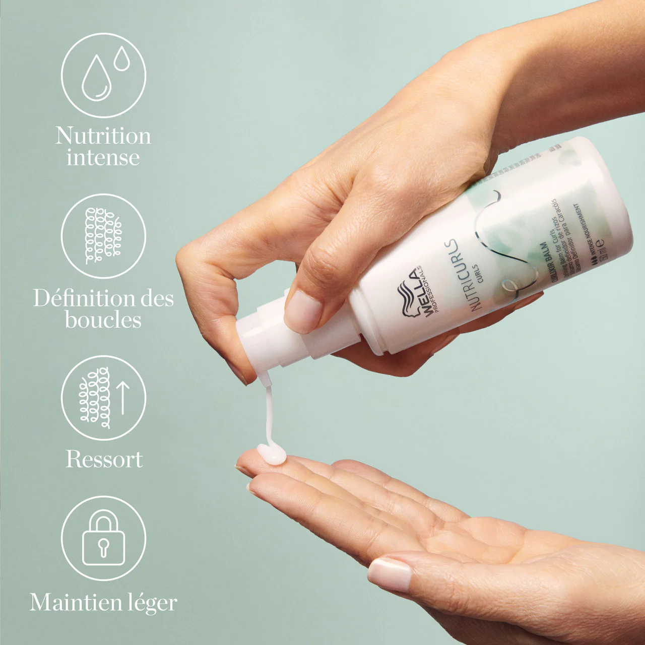 Baume de Définition des Boucles Curlixir Balm Nutricurls Wella 150 ML - Image 3