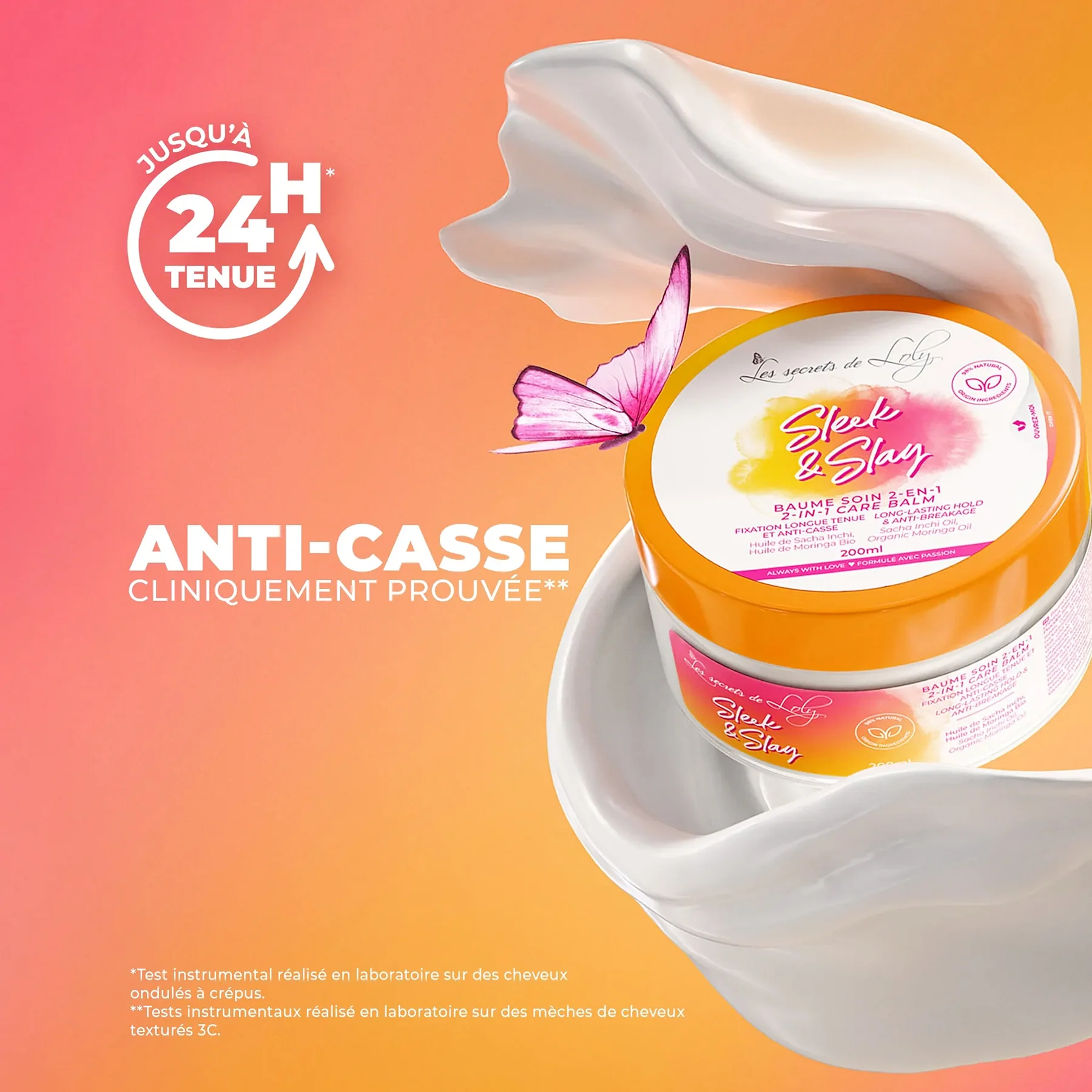 Baume Fixant anti-casse Sleek & Slay Les Secrets de Loly 200 ML - Image 4
