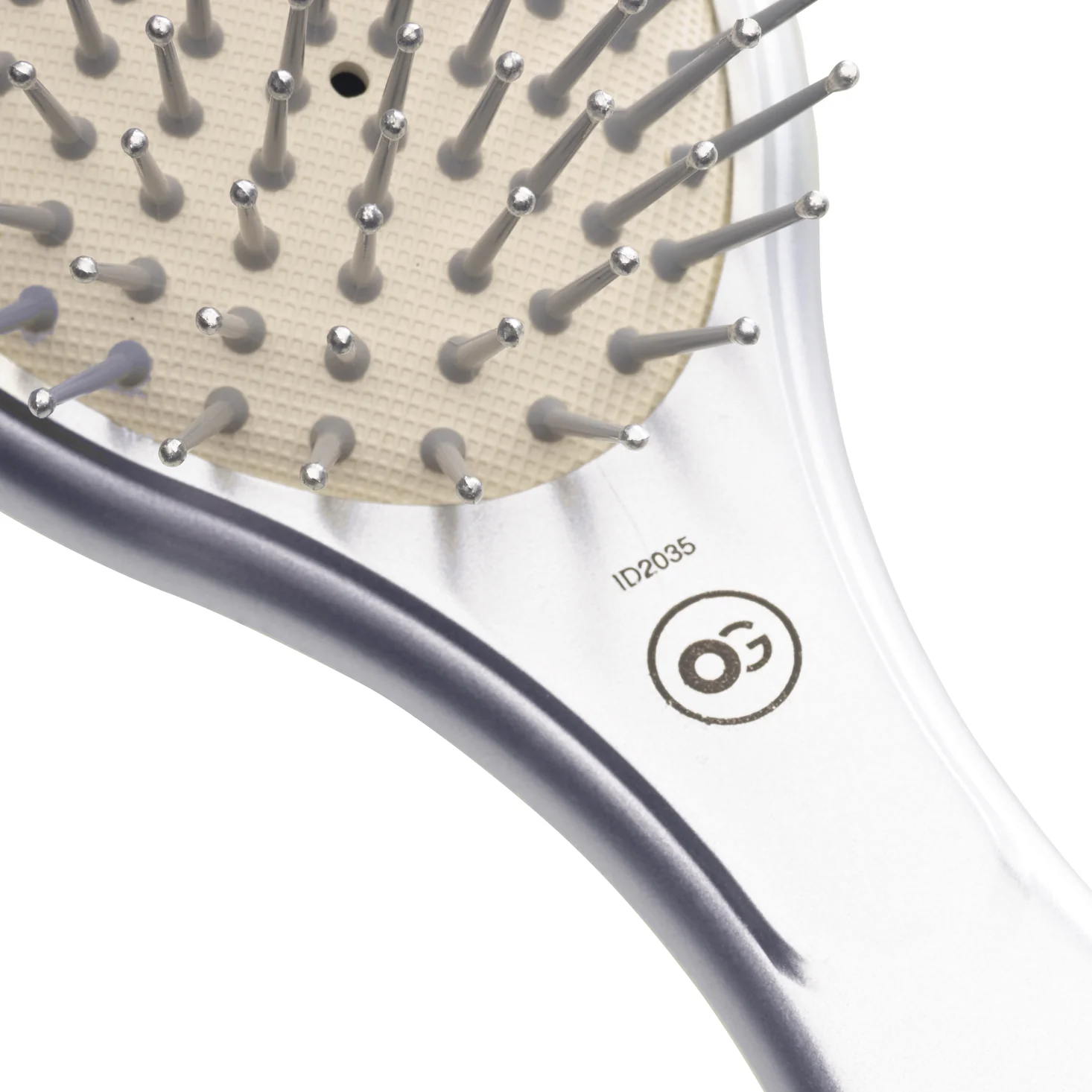 Brosse pneumatique Expert Care Oval Nylon Silver Olivia Garden - Image 3