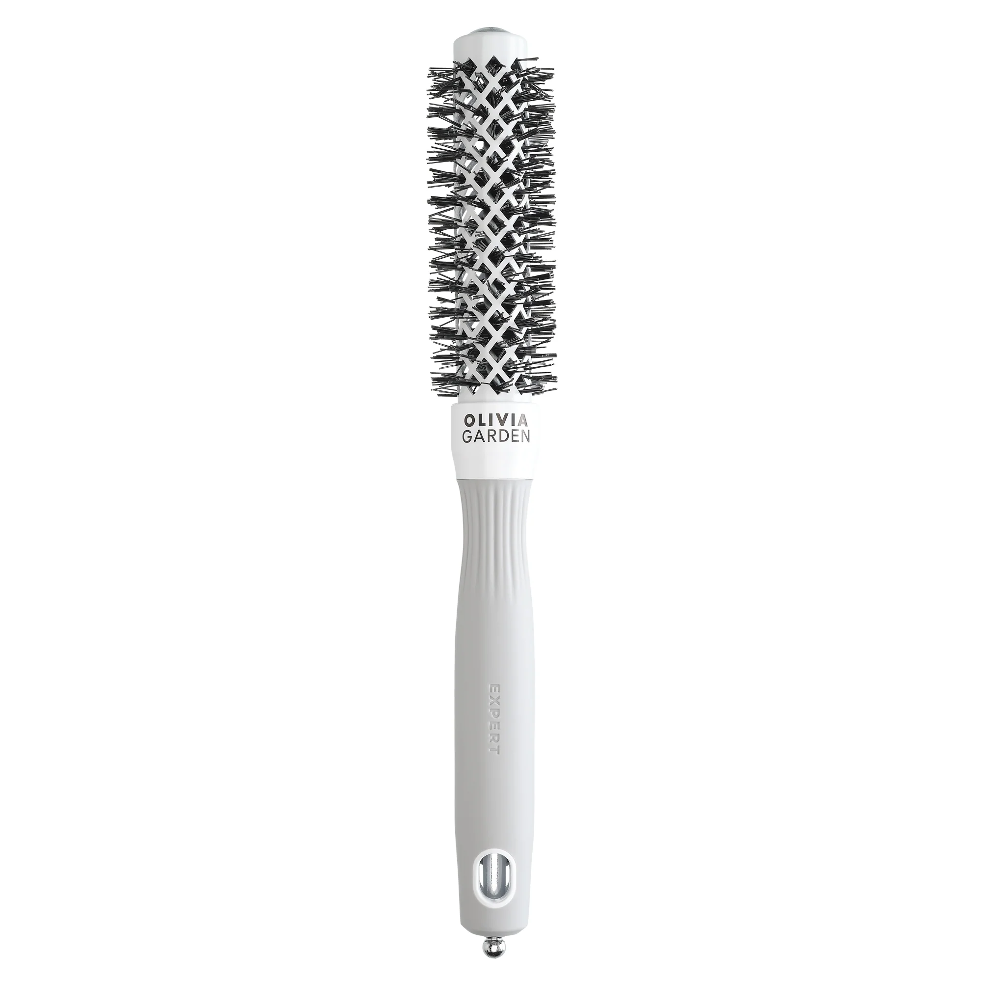Brosse ronde Olivia Garden Expert Blowout Shine WHITE & GREY - Image 4