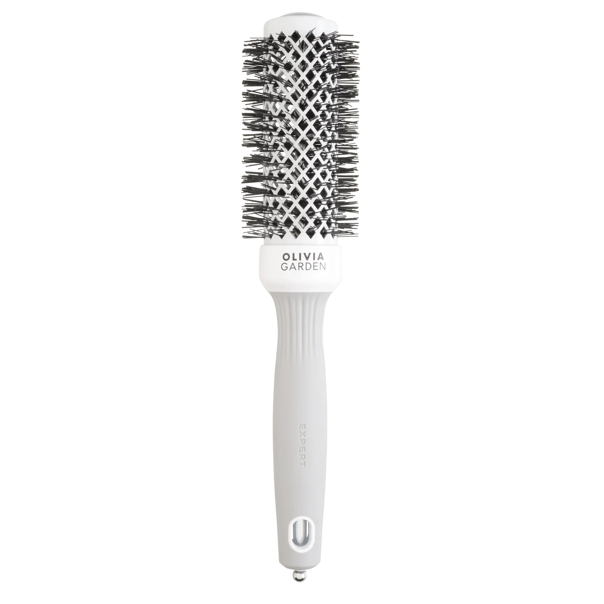 Brosse ronde Olivia Garden Expert Blowout Shine WHITE & GREY - Image 5