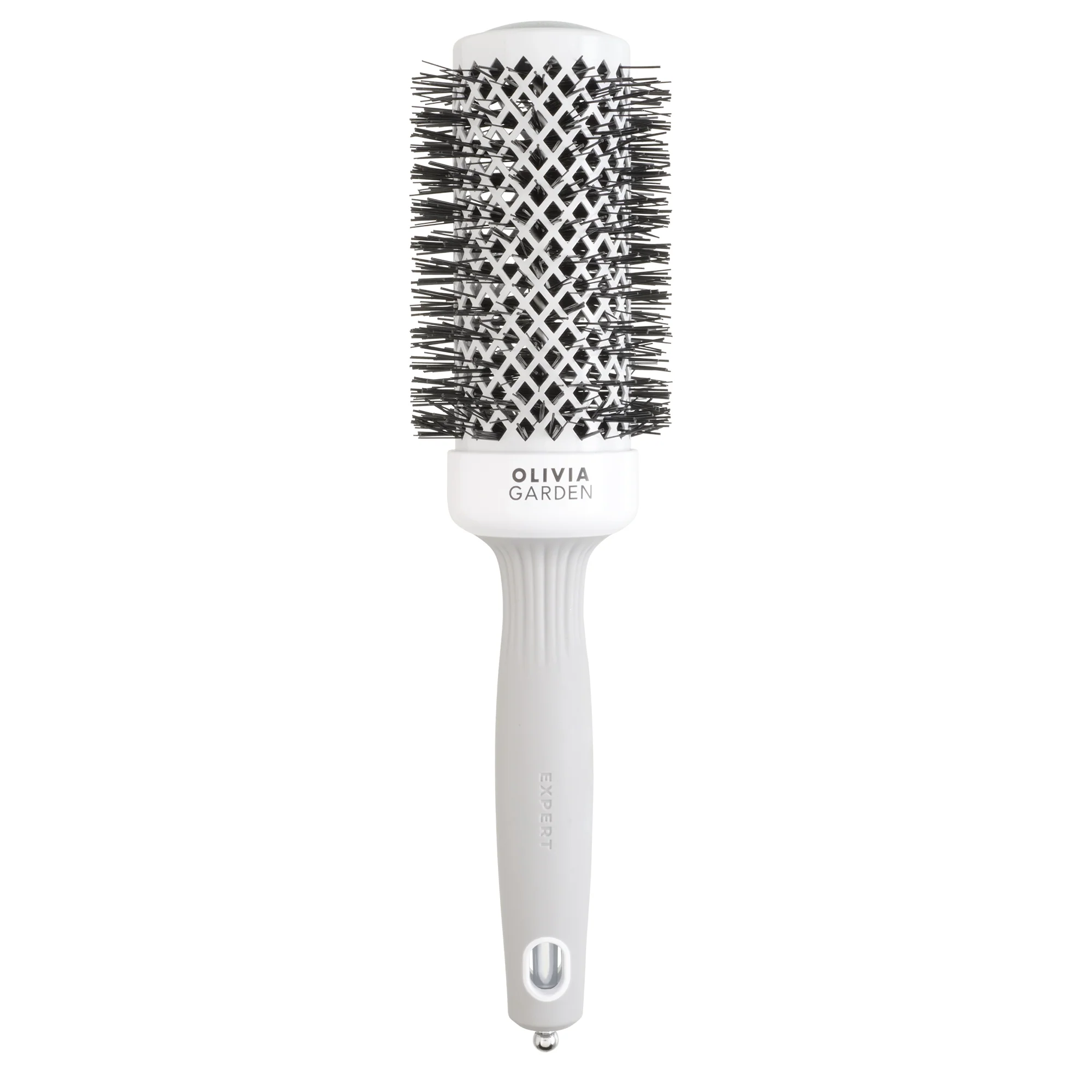 Brosse ronde Olivia Garden Expert Blowout Shine WHITE & GREY - Image 6