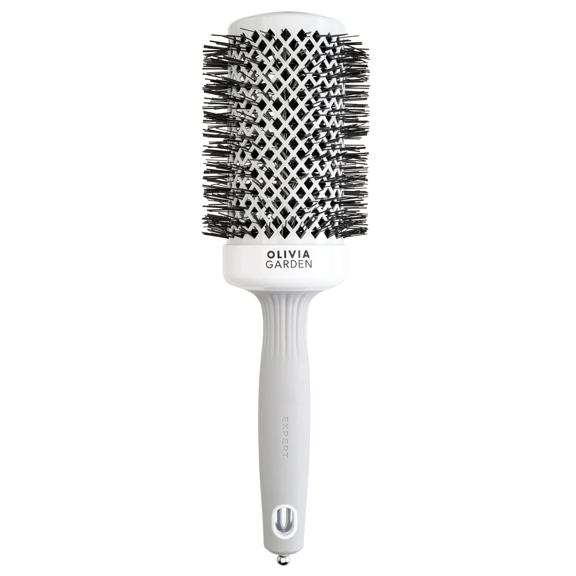 Brosse ronde Olivia Garden Expert Blowout Shine WHITE & GREY - Image 7