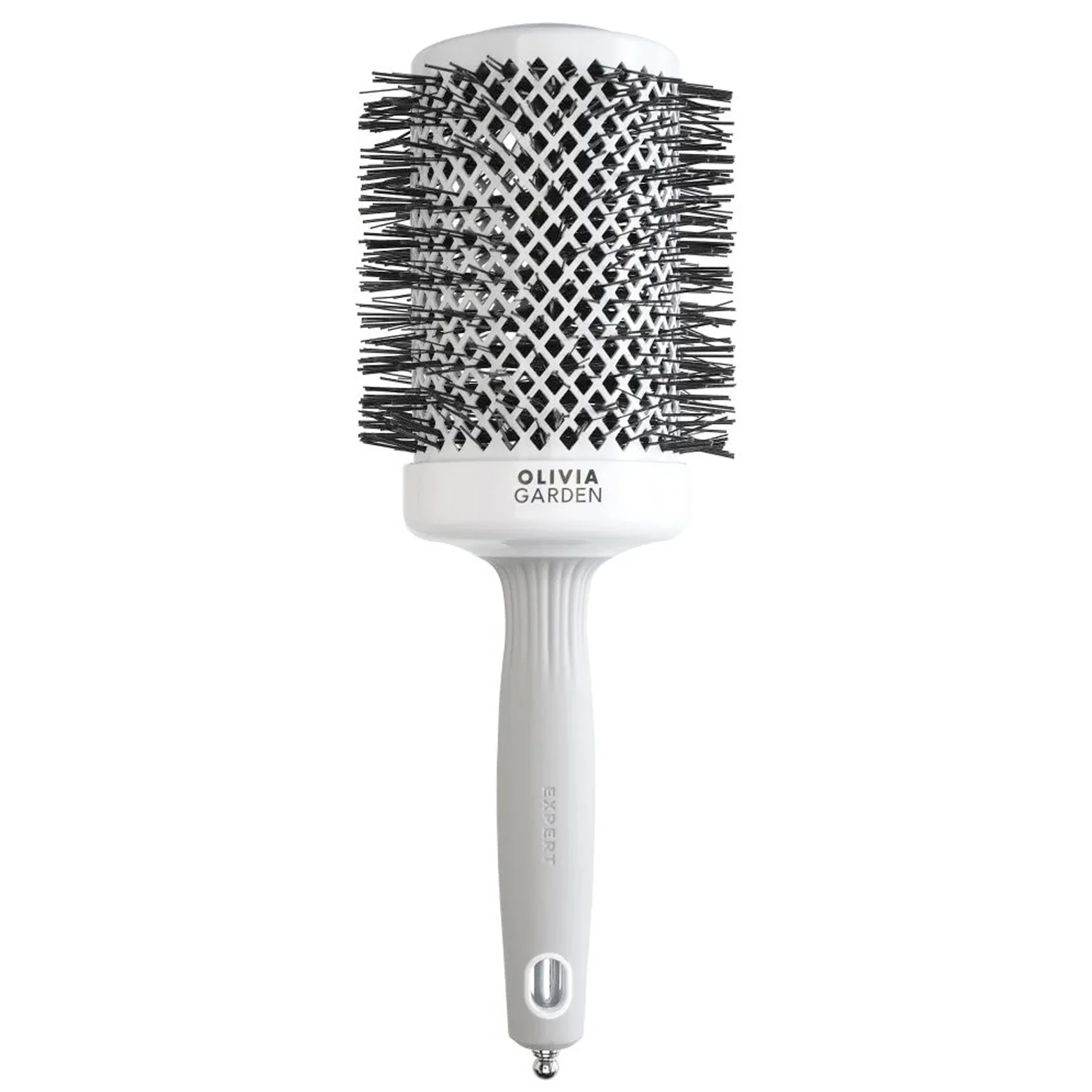 Brosse ronde Olivia Garden Expert Blowout Shine WHITE & GREY - Image 8