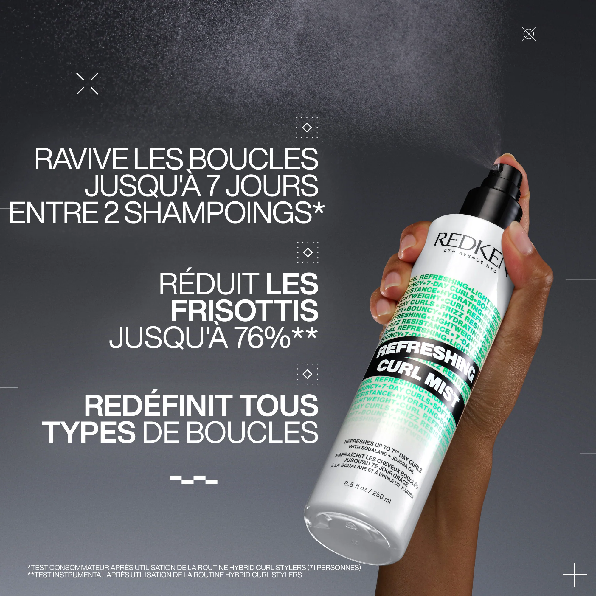 Brume Hybrid Curl Stylers Redken 250 ML - Image 3
