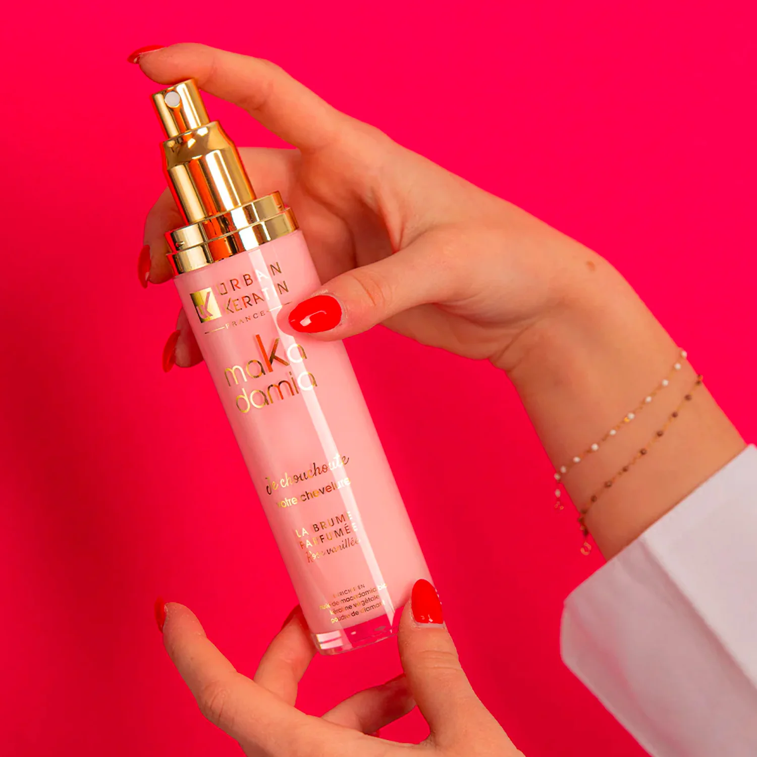 BRUME PARFUMEE ROSE VANILLEE Makadamia Urban Keratin 100ML - Image 2