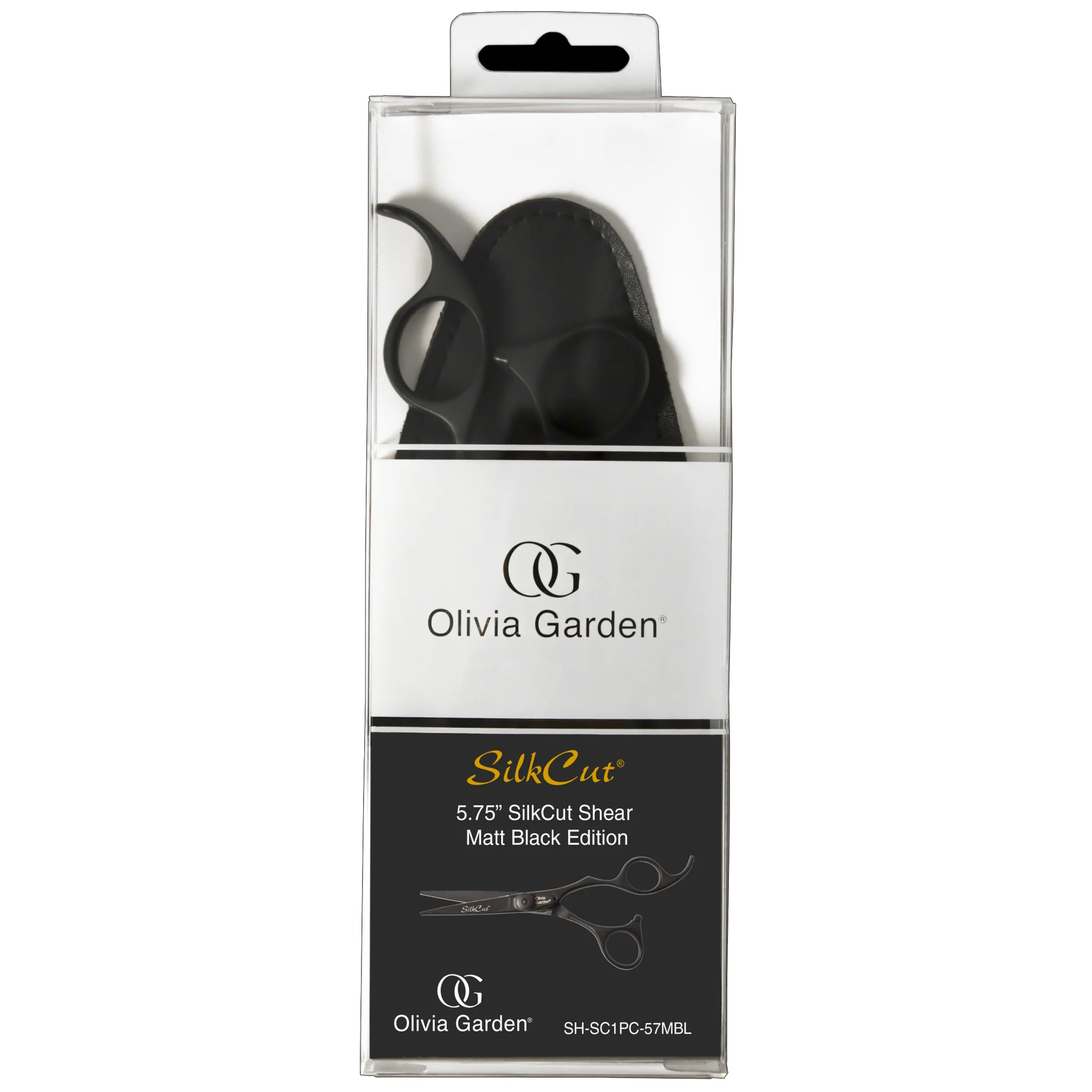 Ciseaux de coupe Silkcut 5.75 Matt Black Edition - Olivia Garden - Image 2