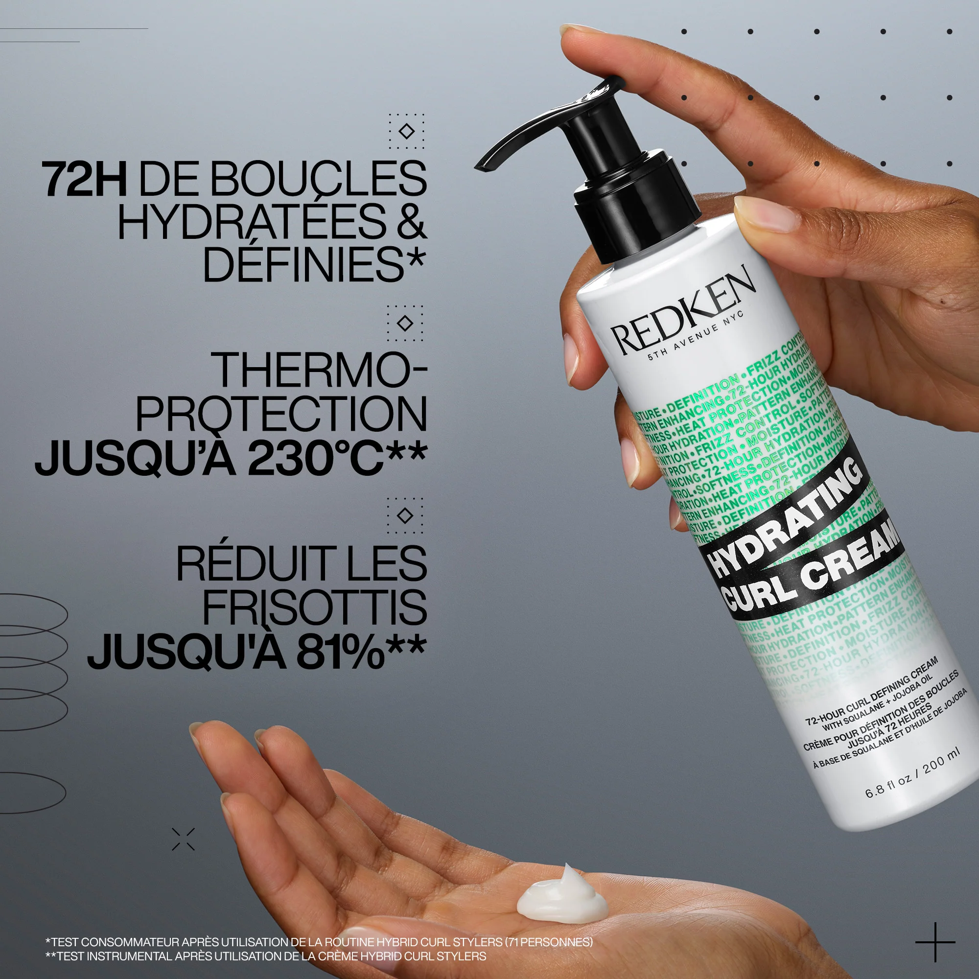 Crème Hybrid Curl Stylers Redken 250 ML - Image 2