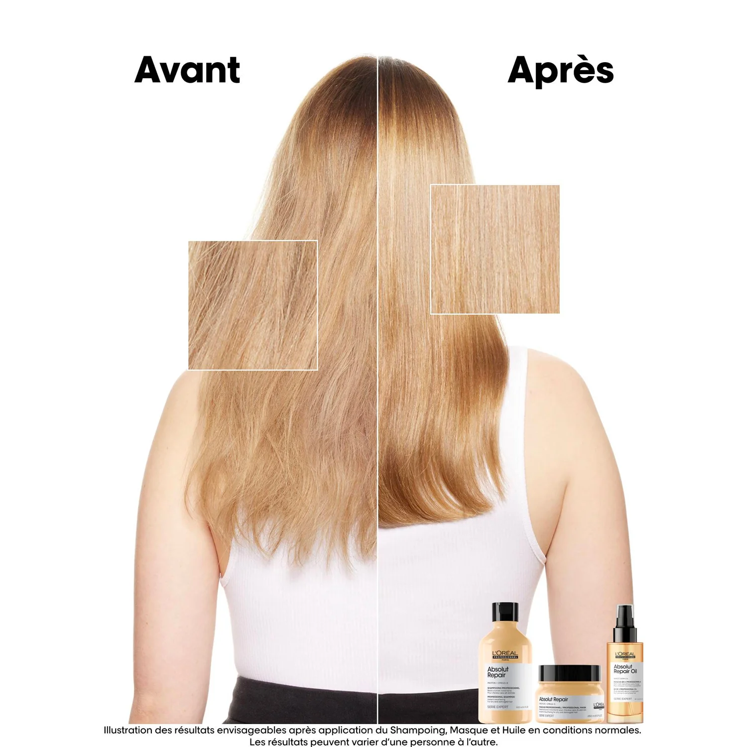 Éco-Recharge Shampoing Absolut Repair L'Oréal Professionnel 1000 ML - Image 3