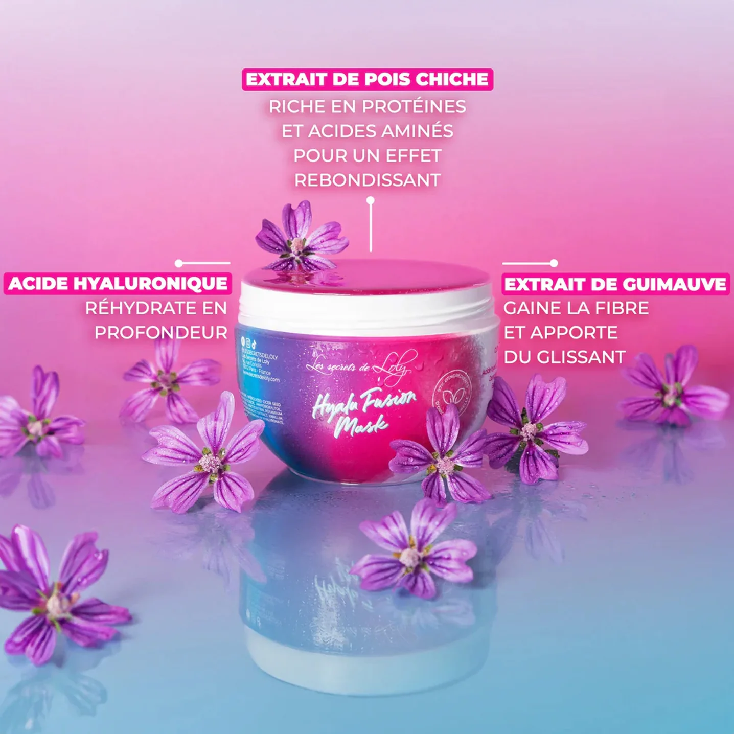 Hyalu Fusion Mask Les Secrets de Loly 300 ML - Image 4