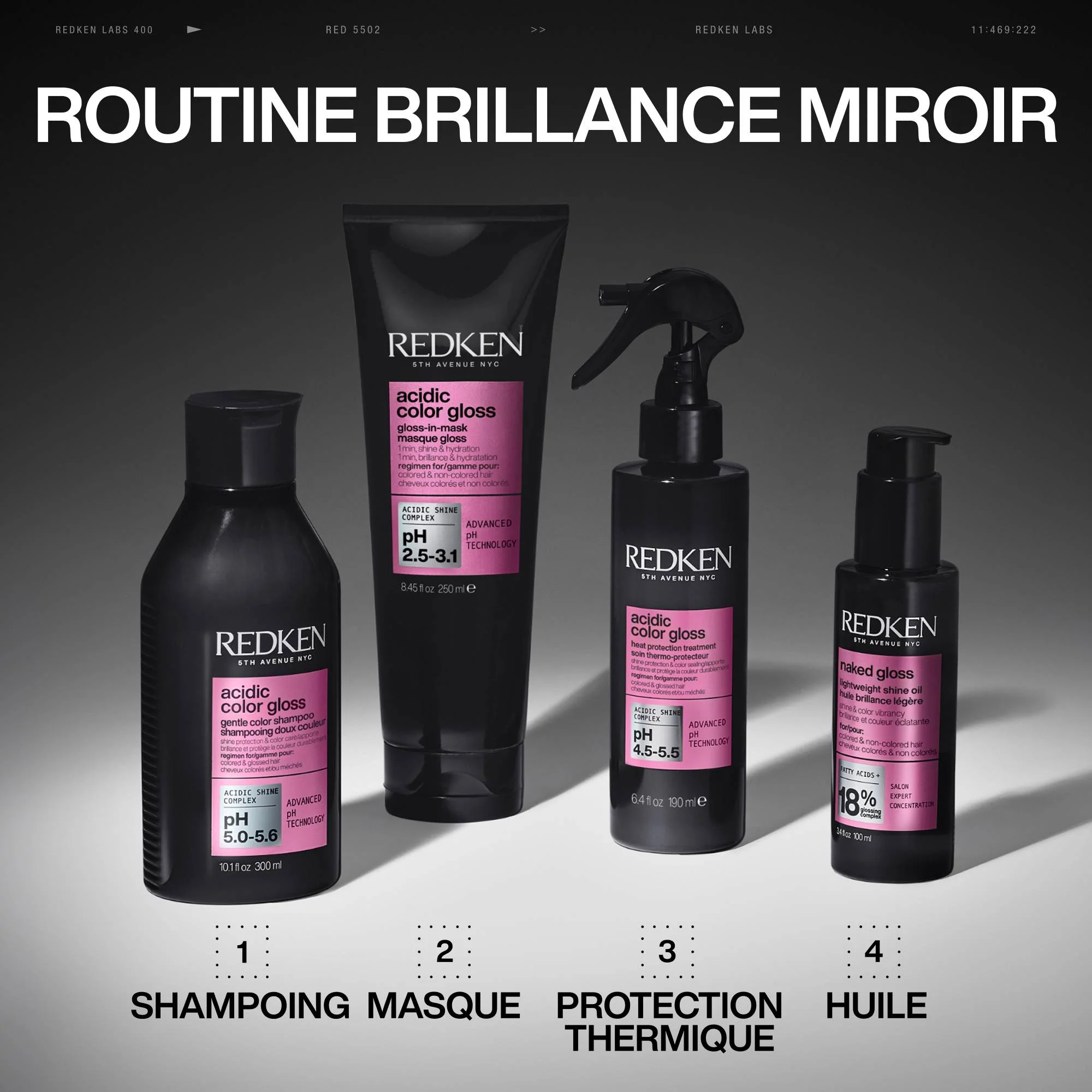 Masque 1 Min Acidic Color Gloss Redken - Image 5