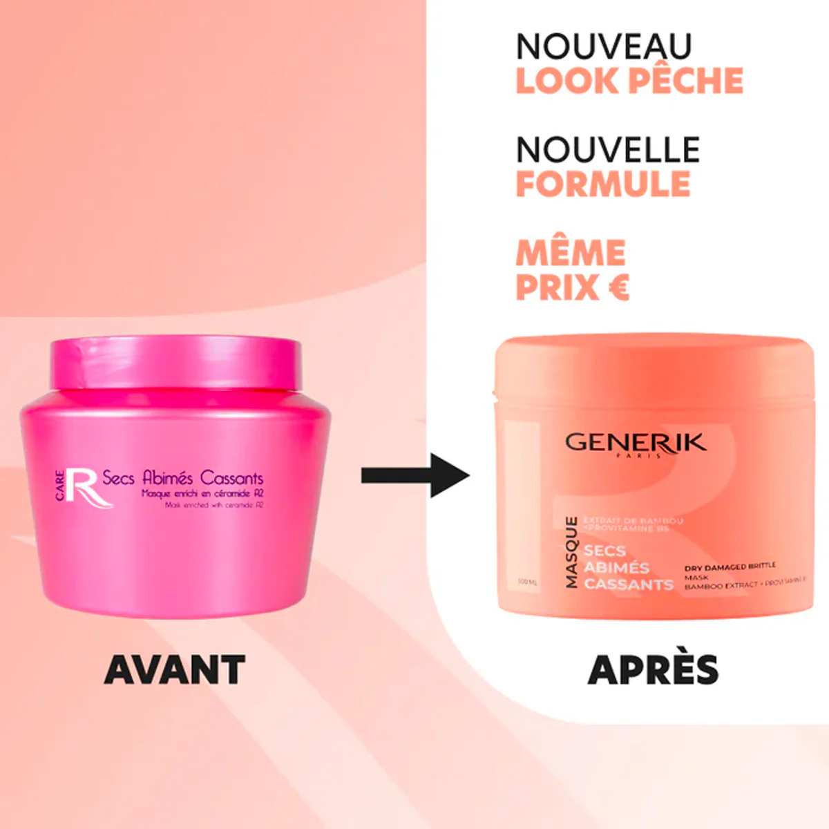Masque Cheveux Secs/Abîmés/Cassants Generik - Image 2