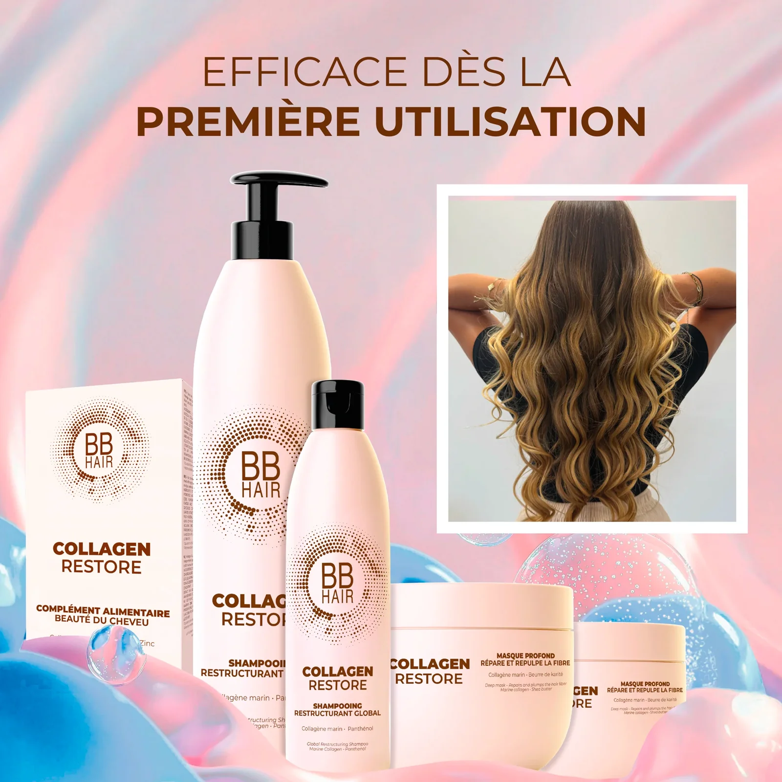 Masque Collagen Restore BBHair Generik 300 ML - Image 4