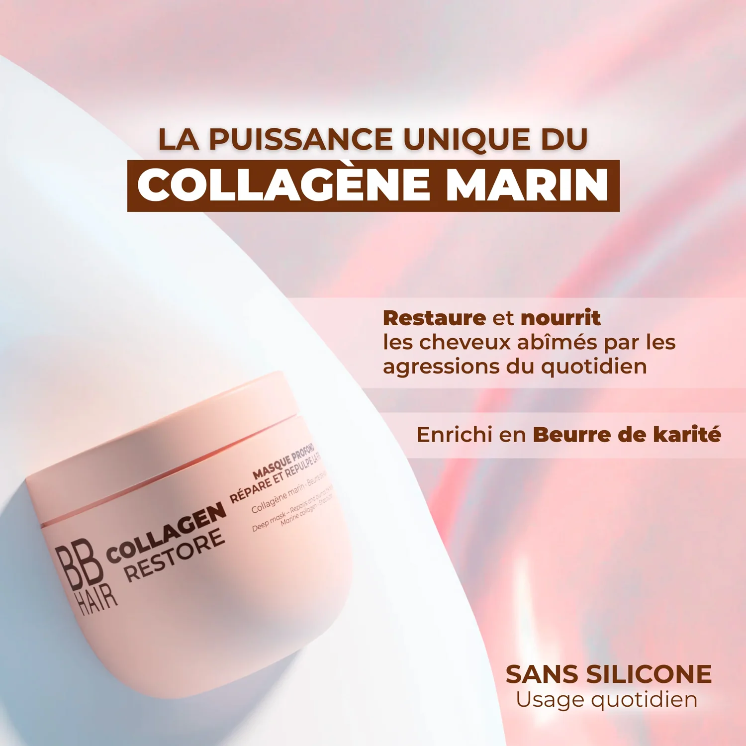 Masque Collagen Restore BBHair Generik 500 ML - Image 2