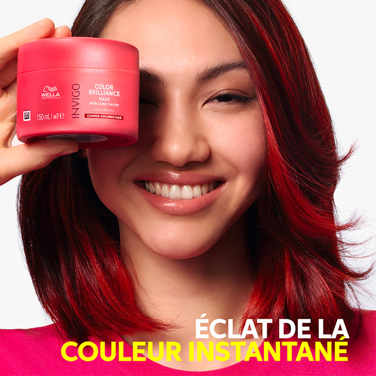 Masque Color Brilliance Invigo Cheveux Épais Wella 150 ML - Image 3