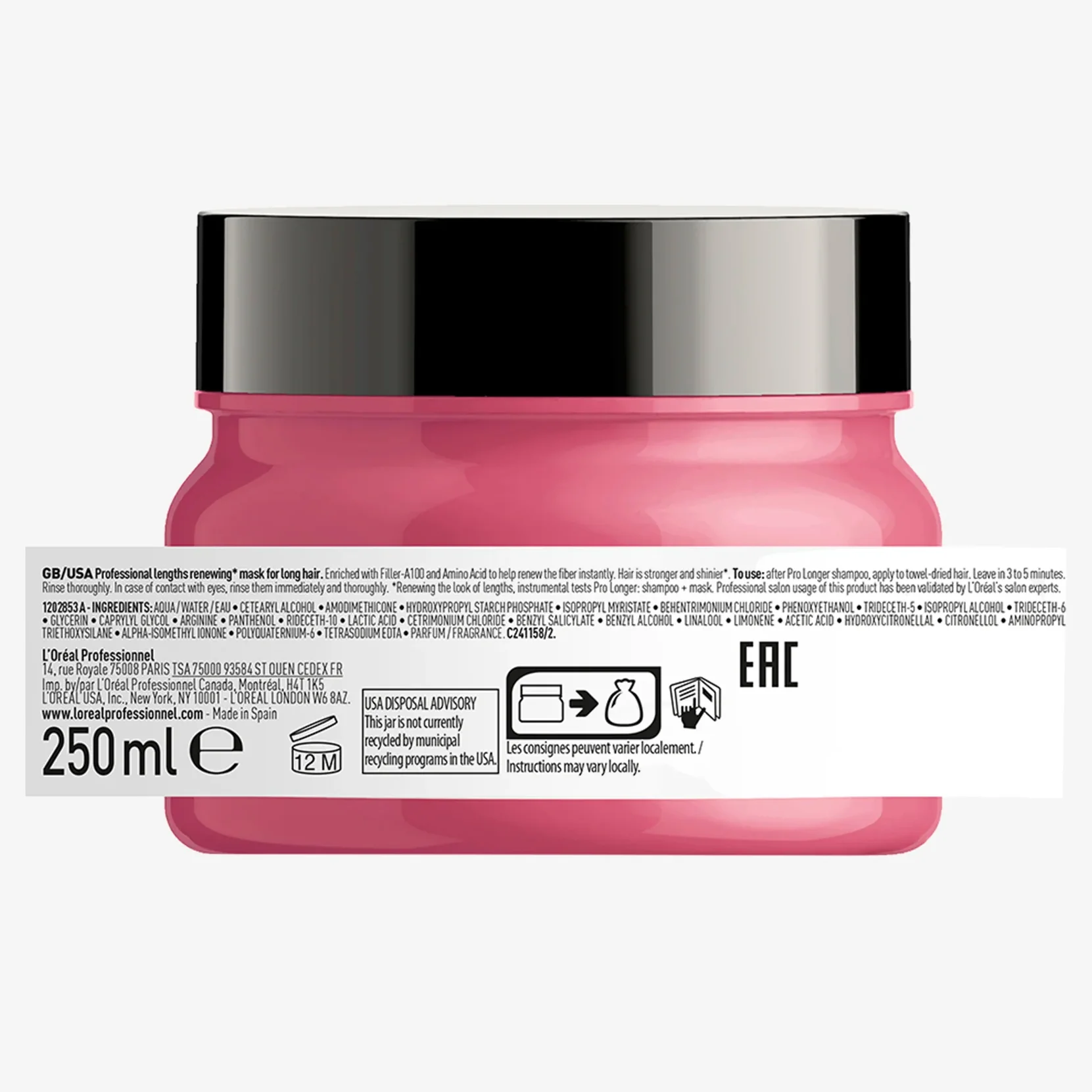 Masque Pro Longer L'Oréal Professionnel 250 ML - Image 2