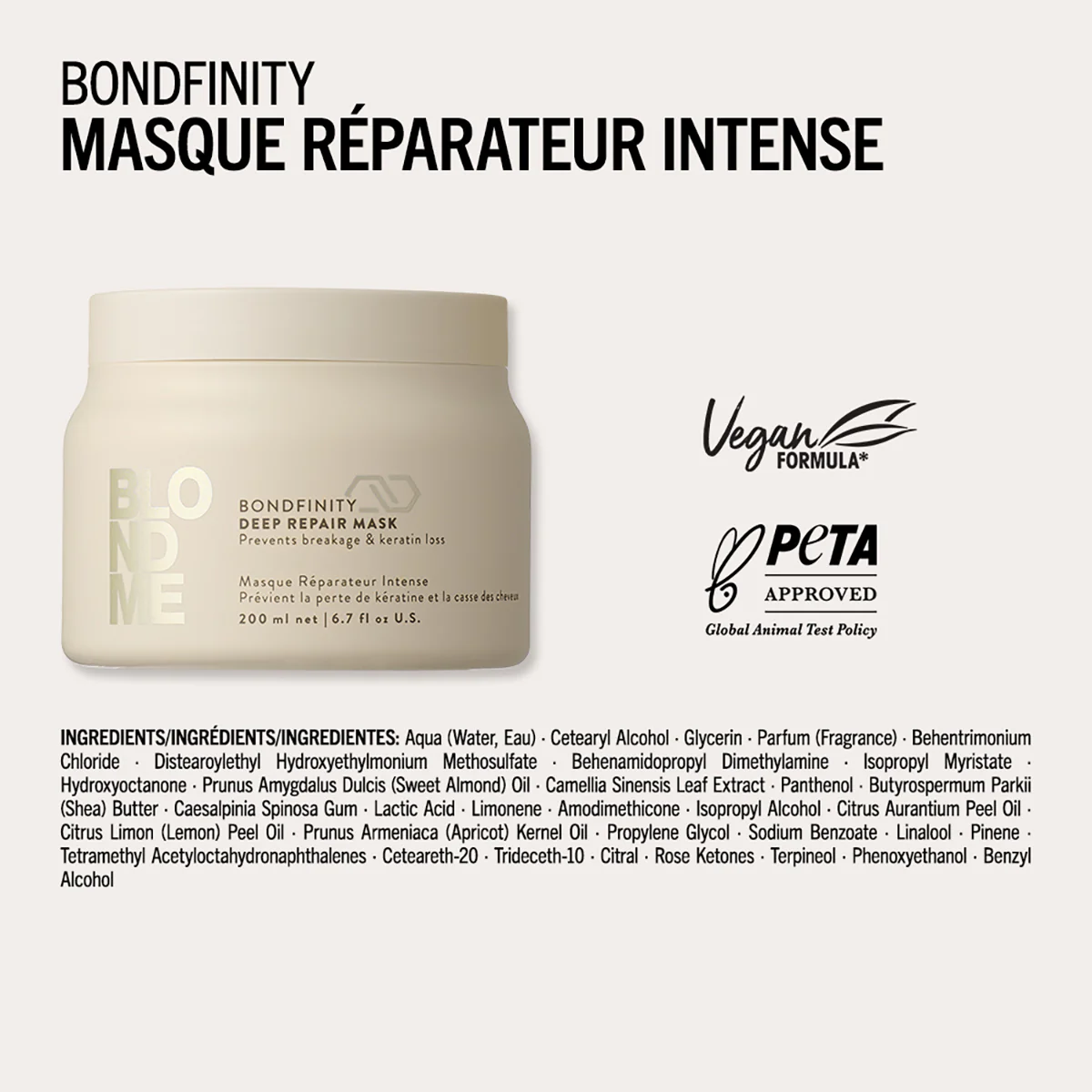Masque Réparateur Blond Me Bondfinity Schwarzkopf 500 ML - Image 5