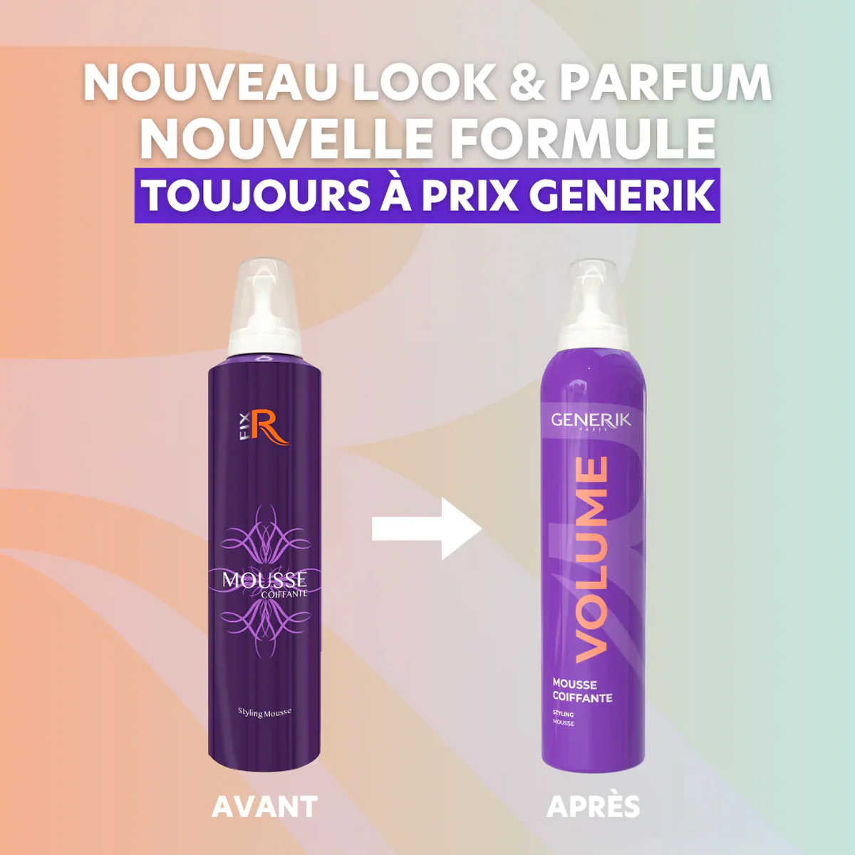 Mousse Coiffante Volume Generik 300 ML - Image 3