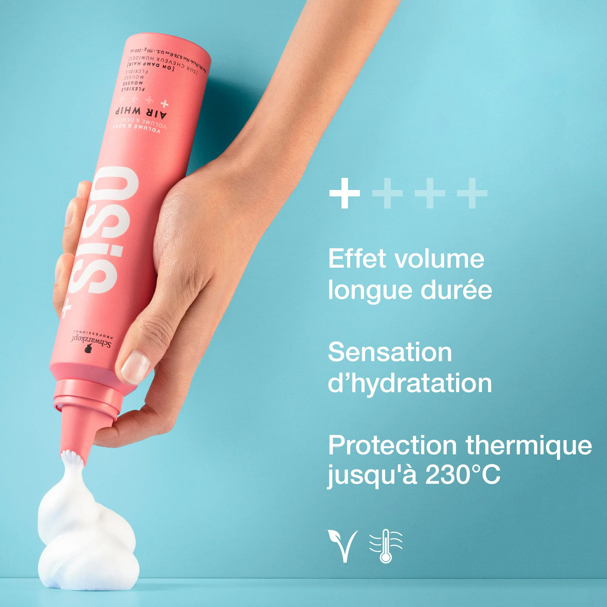 Osis + Air Whip Mousse Schwarzkopf 200 ML - Image 2