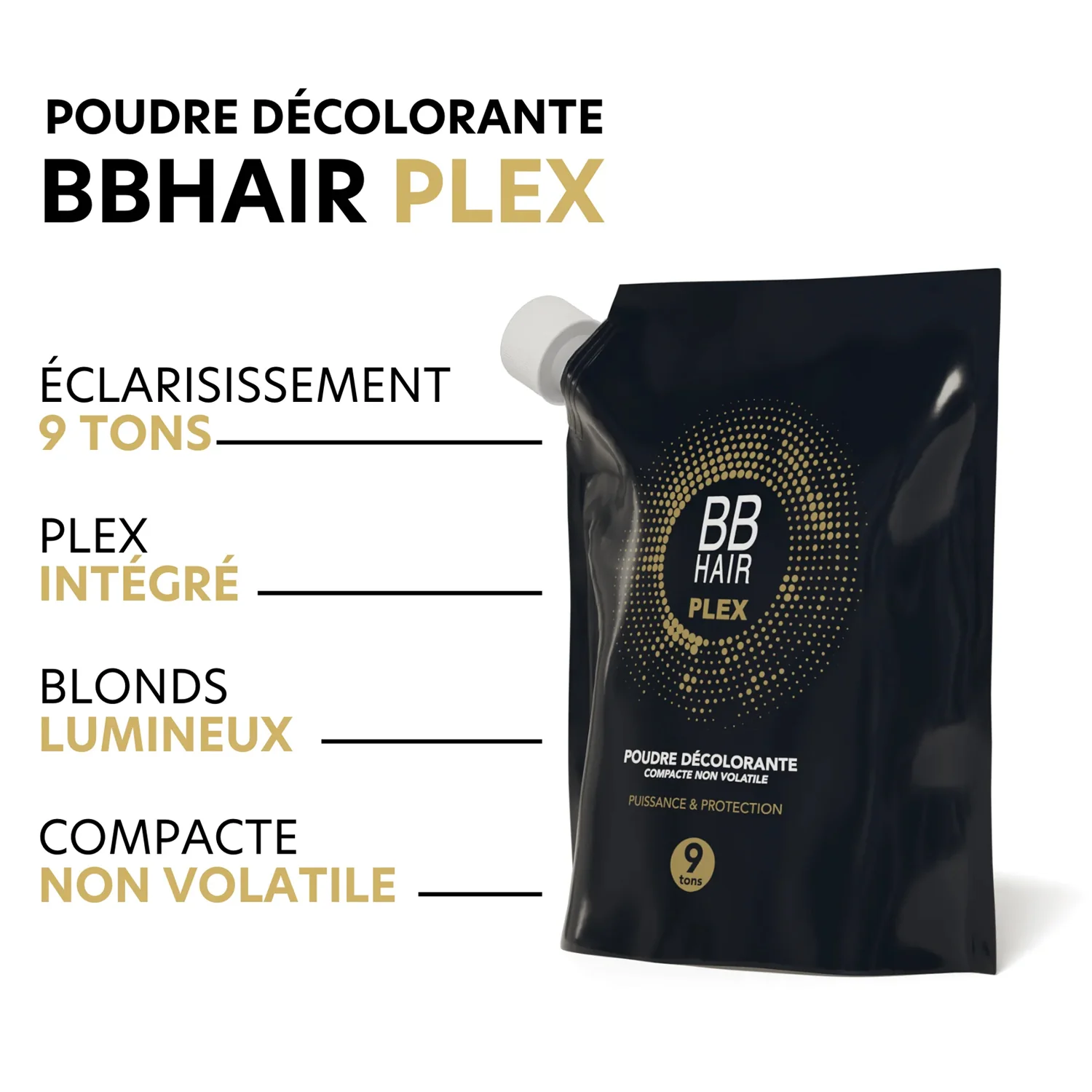 Poudre Décolorante 9 Tons Plex BBHair Generik 500G - Image 3