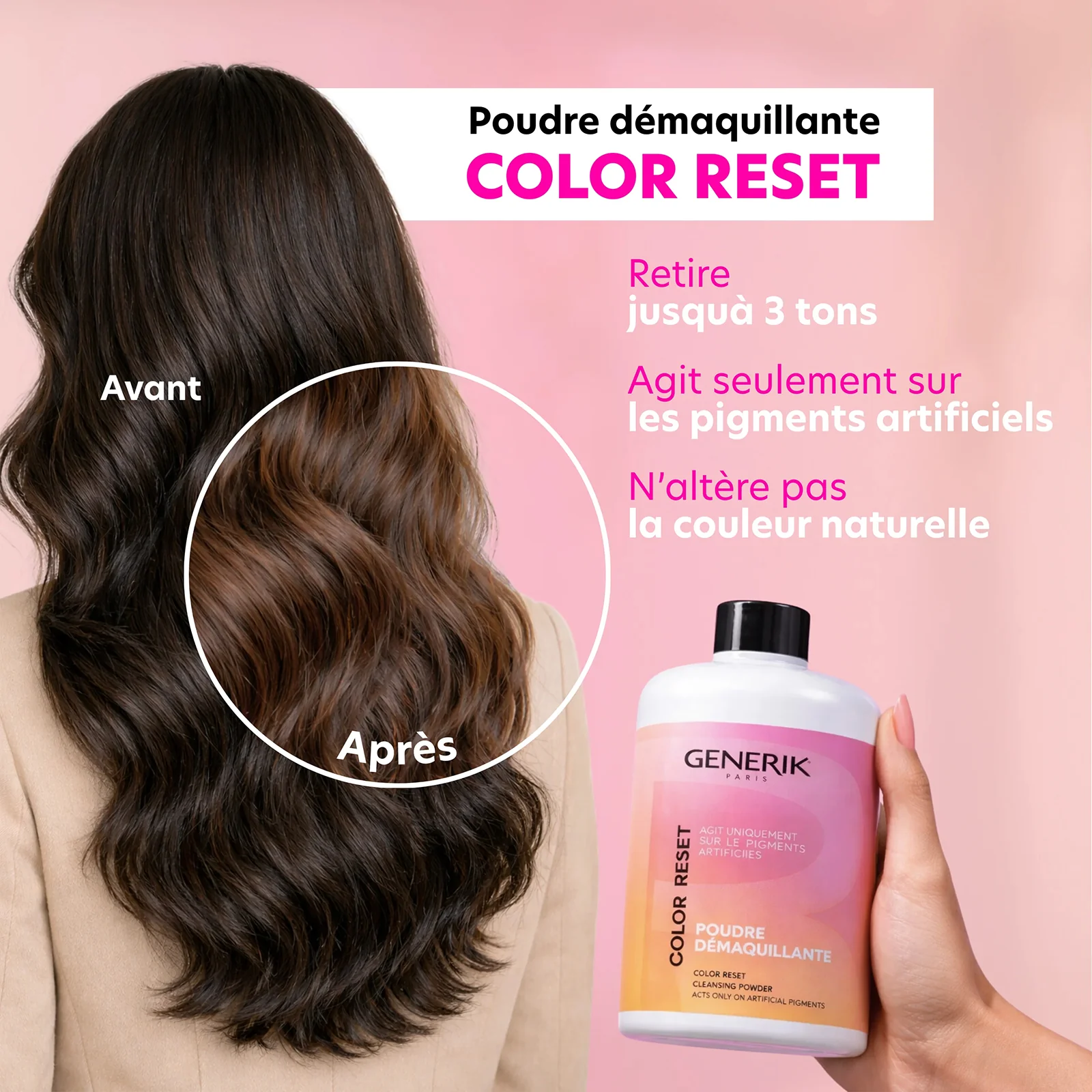 Poudre Démaquillante Color Reset Generik 500G - Image 4