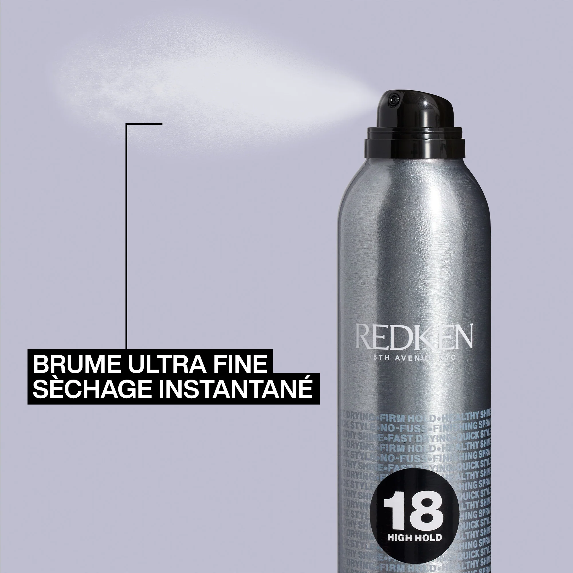 Quick Dry Hairspray 18 Redken 400 ML - Image 4