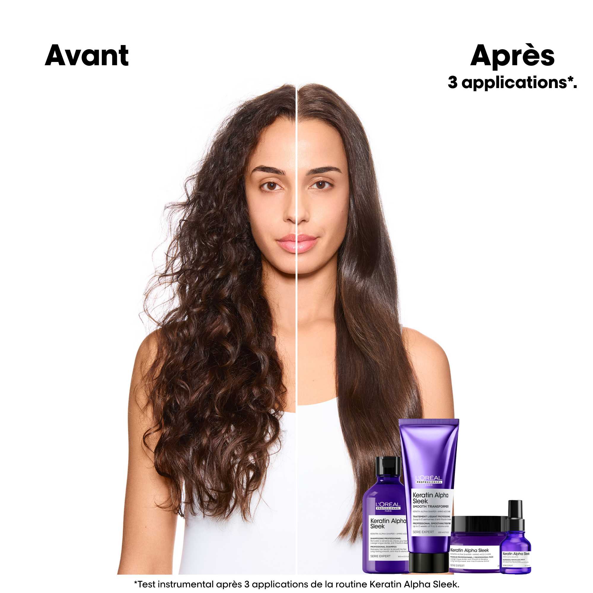 Masque Keratin Alpha Sleek L'Oréal Professionnel - Image 3