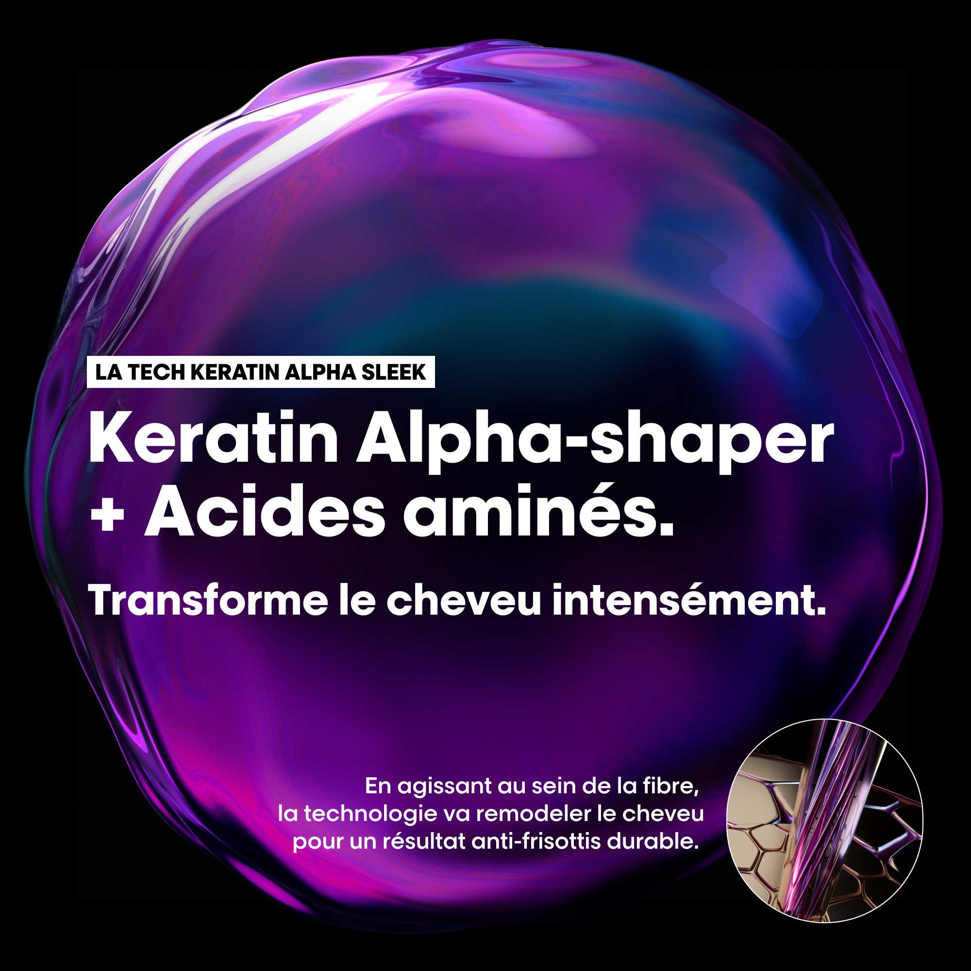 Masque Keratin Alpha Sleek L'Oréal Professionnel - Image 7