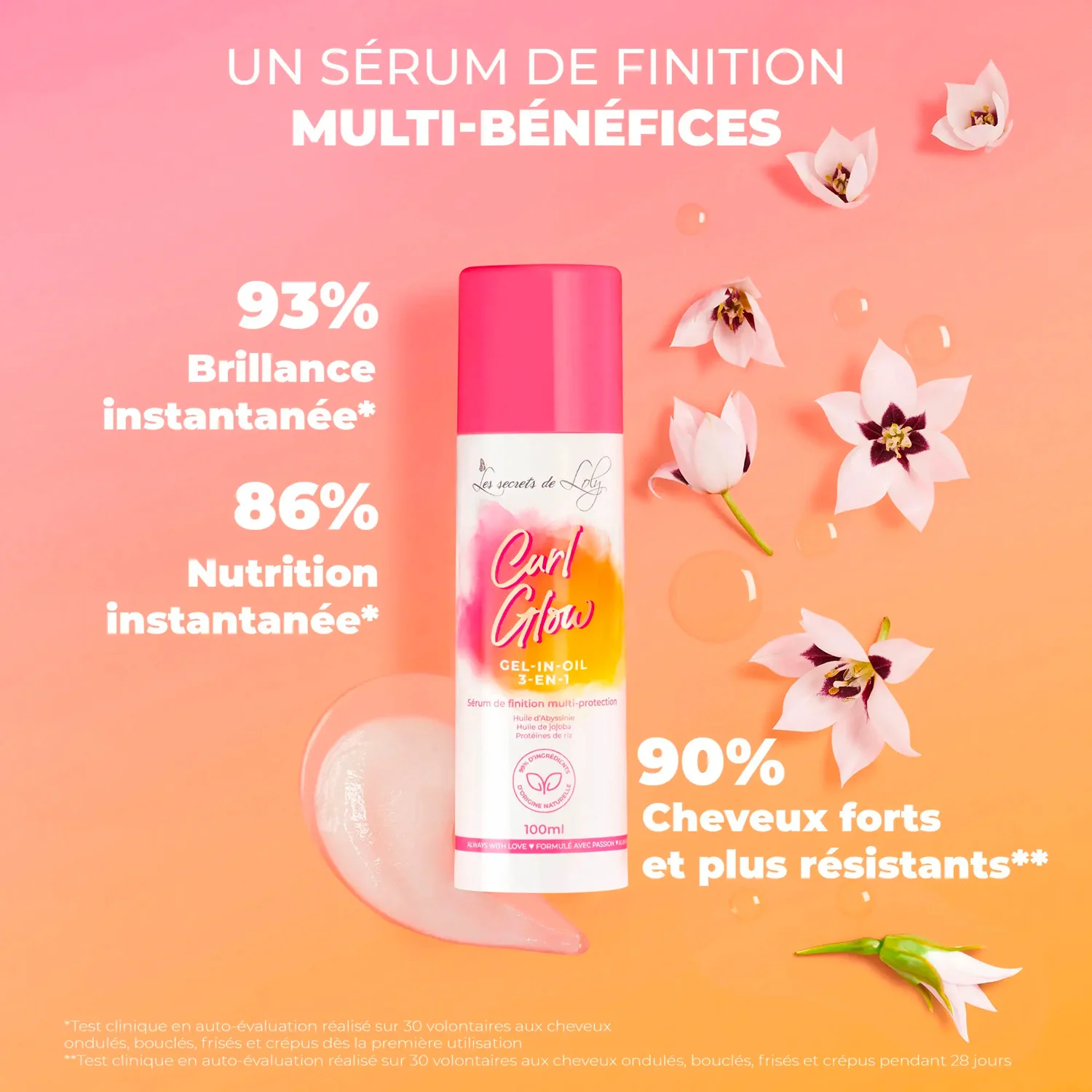 Sérum de Finition Curl Glow - Les Secrets de Loly 100 ML - Image 3