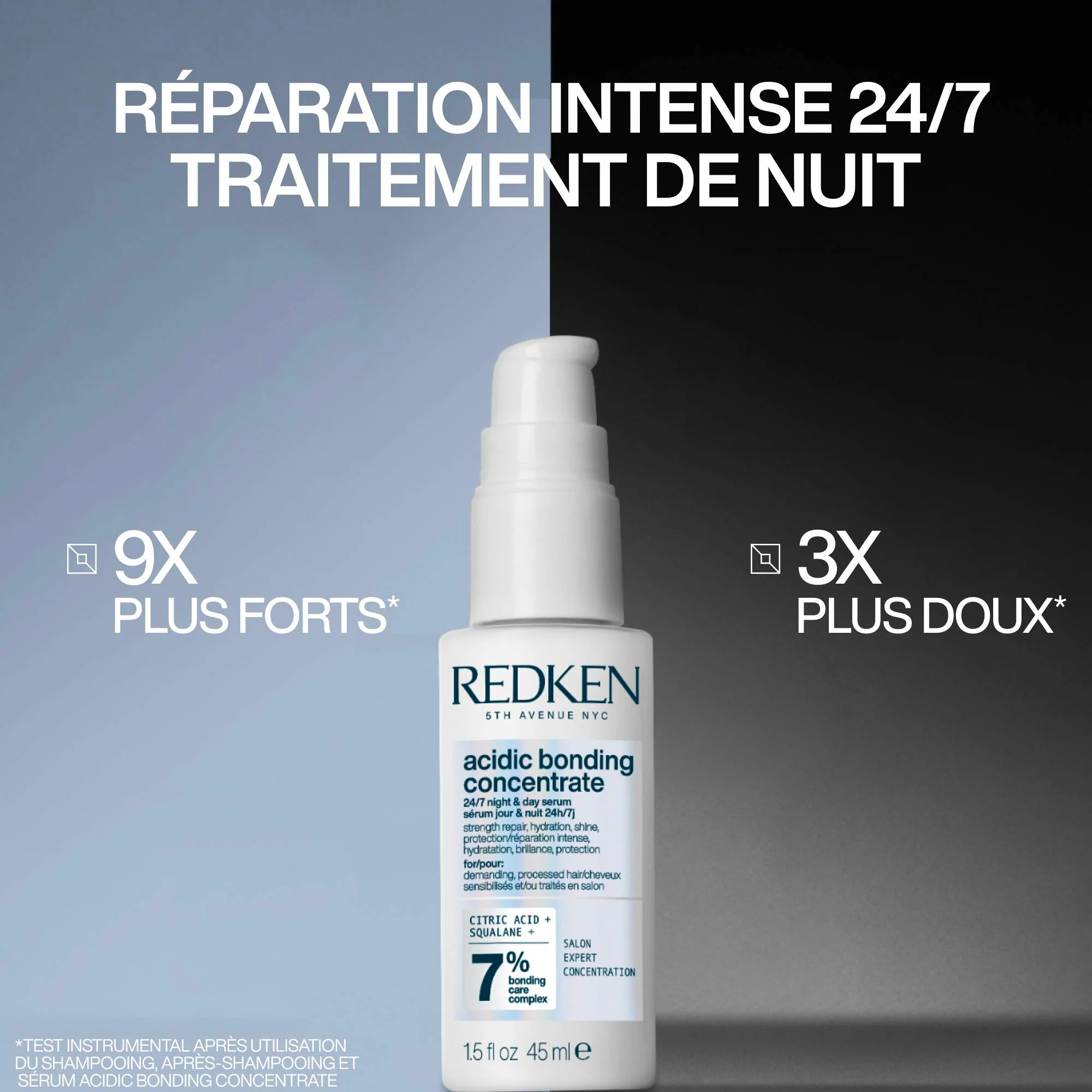 Sérum Jour & Nuit Acidic Bonding Concentrate Redken 45 ML - Image 2
