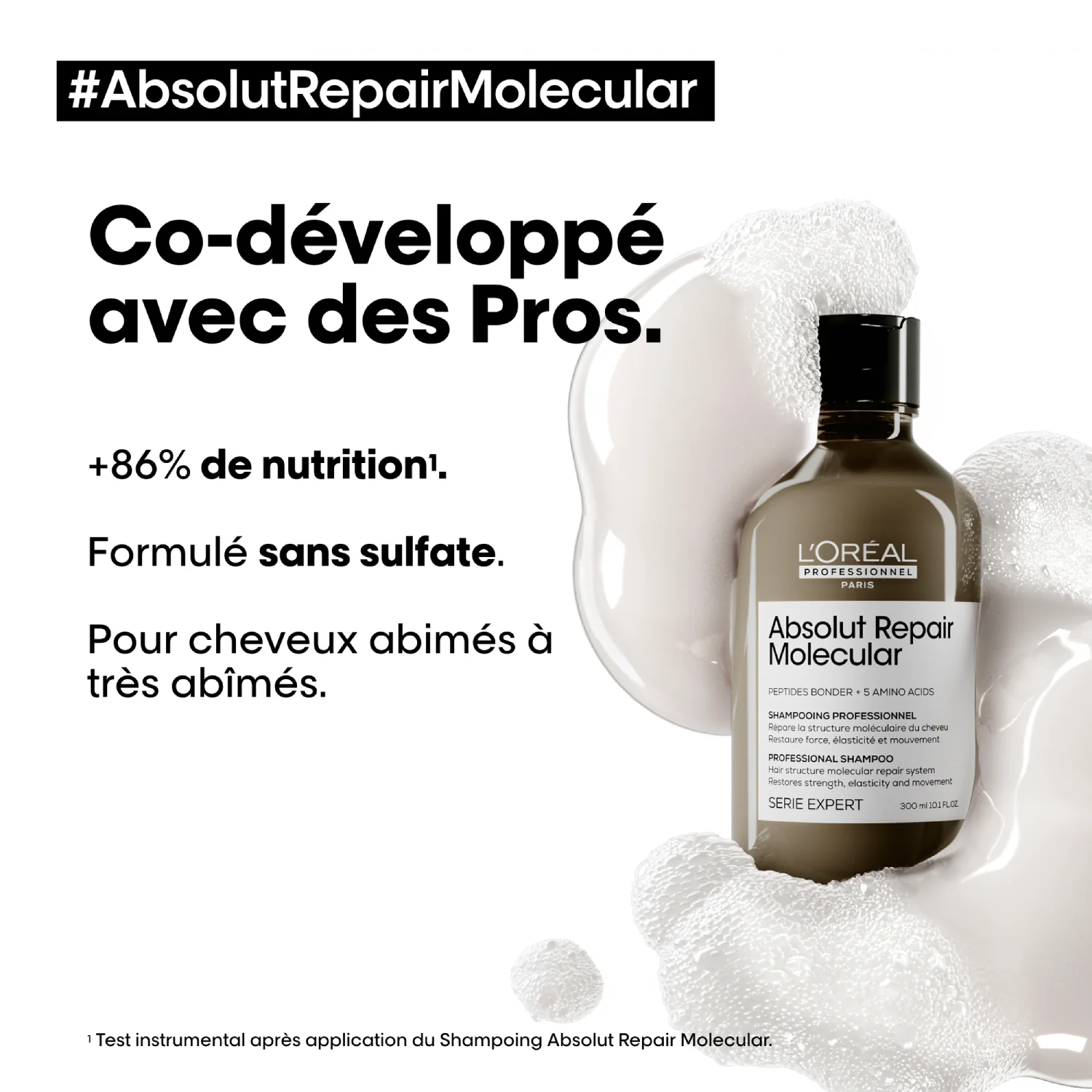 Shampoing Absolut Repair Molecular L'Oréal Professionnel - Image 3