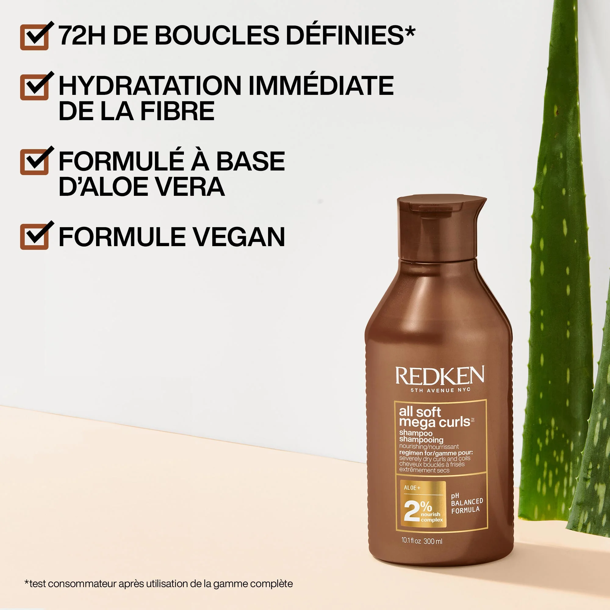 Shampoing All Soft Mega Curls Redken 300 ML - Image 3