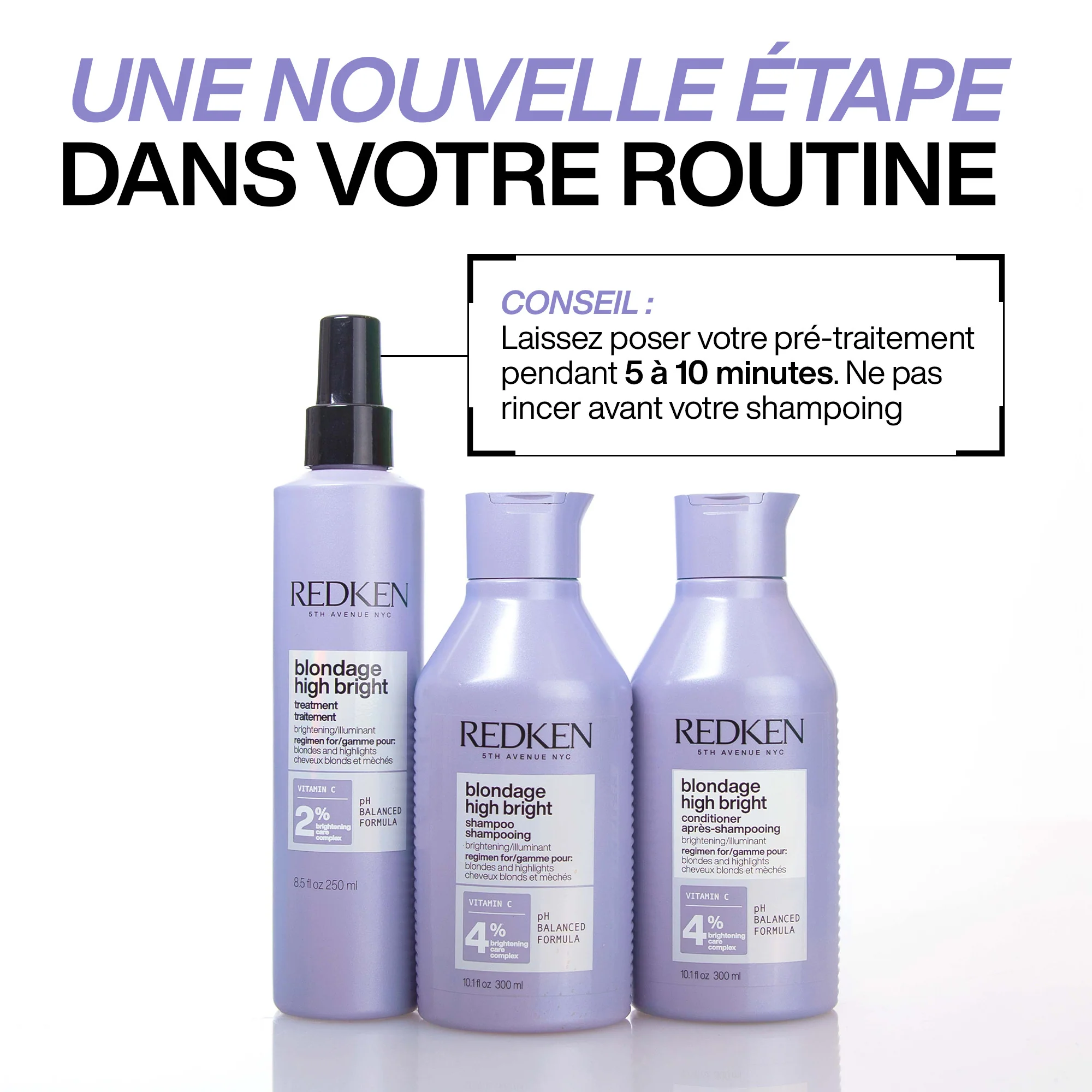Shampoing Blondage High Bright Redken 300 ML - Image 3