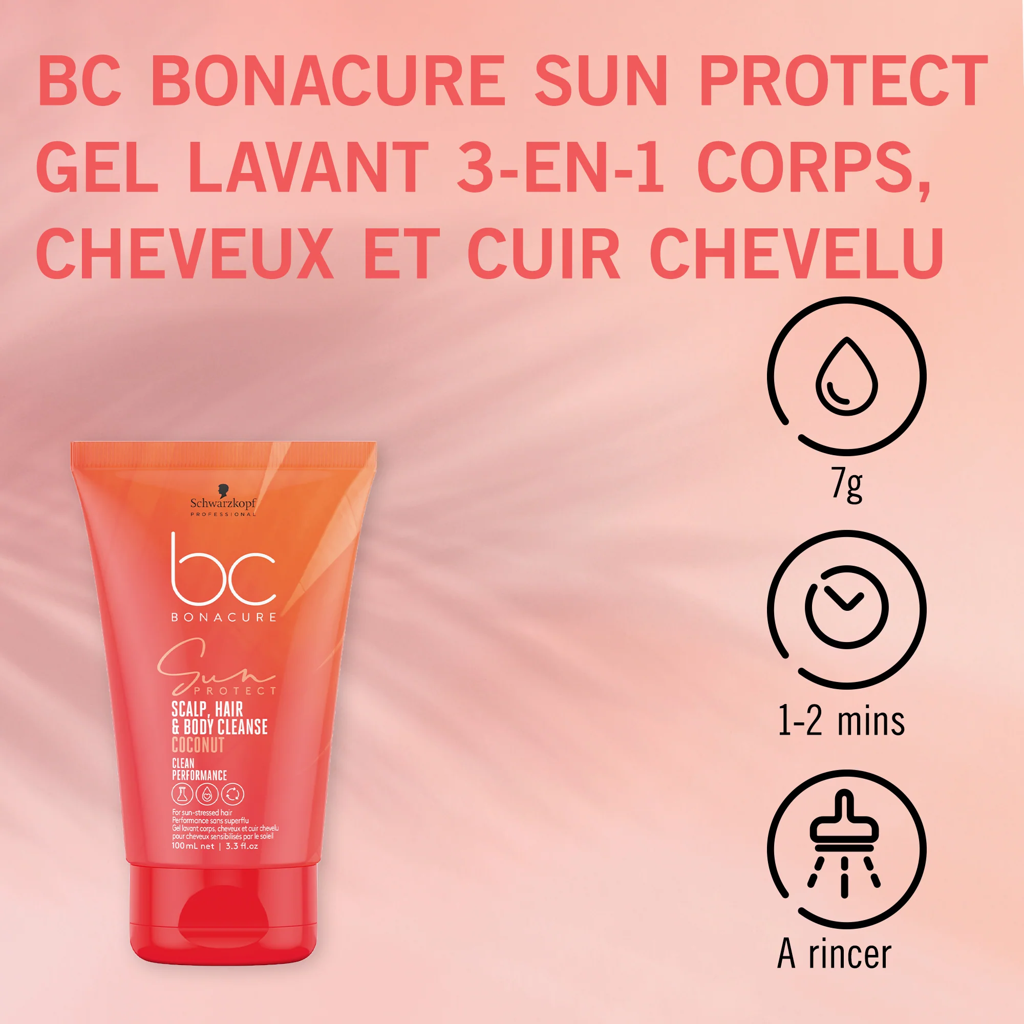 Shampoing Cheveux & Corps BC Sun Protect Schwarzkopf 200 ML - Image 3
