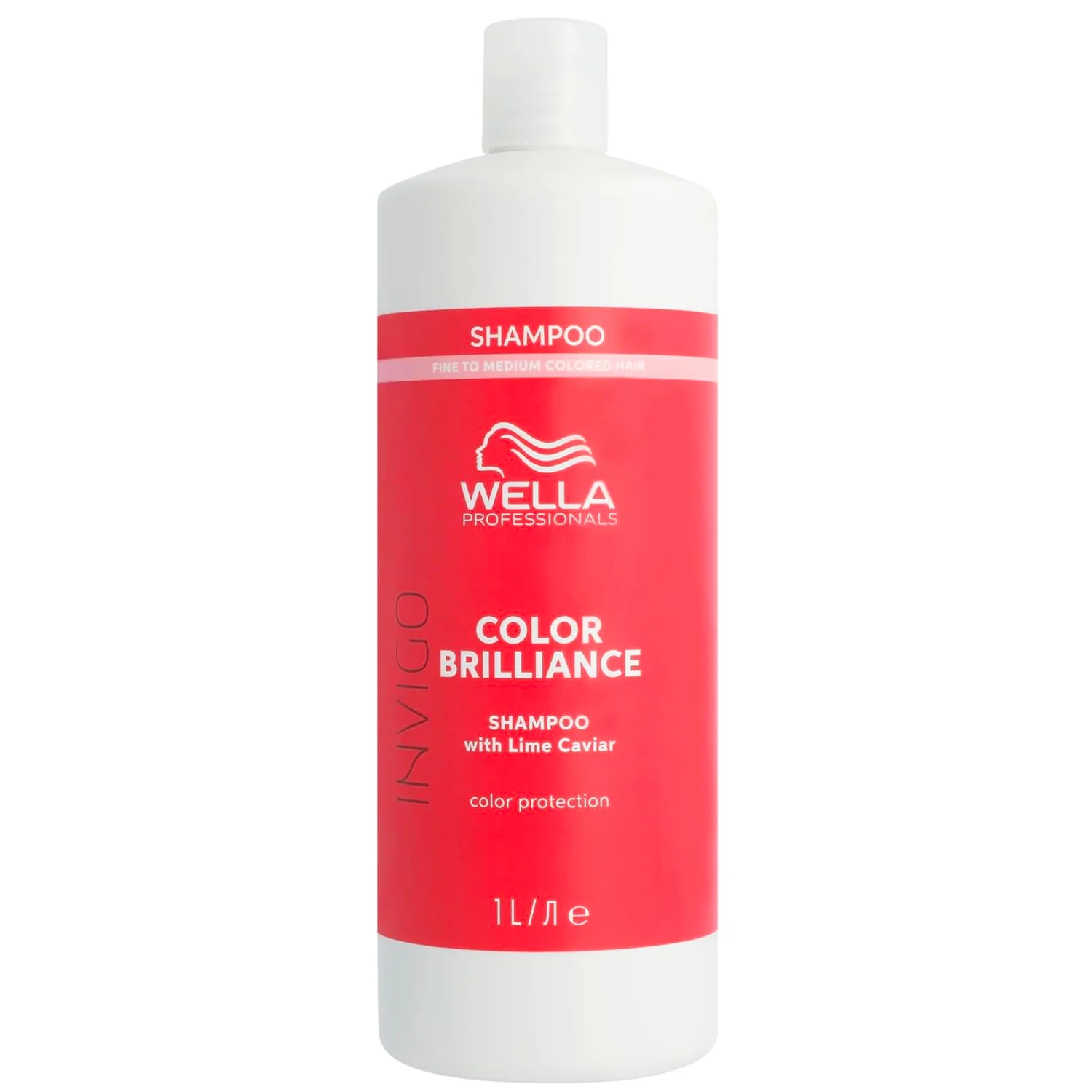 Shampoing Color Brilliance Invigo Cheveux Fins à normaux Wella 1L