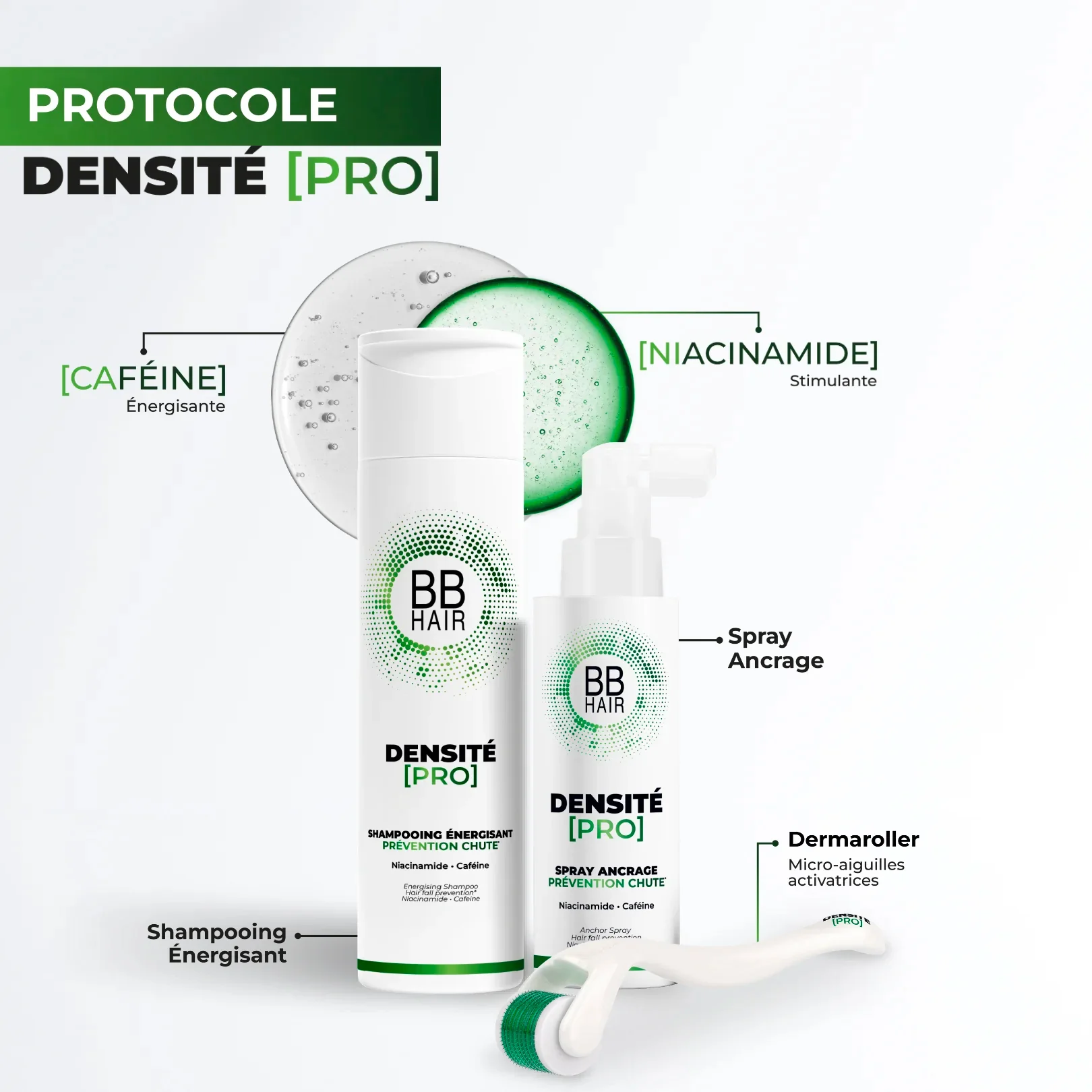 Shampoing Énergisant Densité Pro BBHAIR Generik 250 ML - Image 5