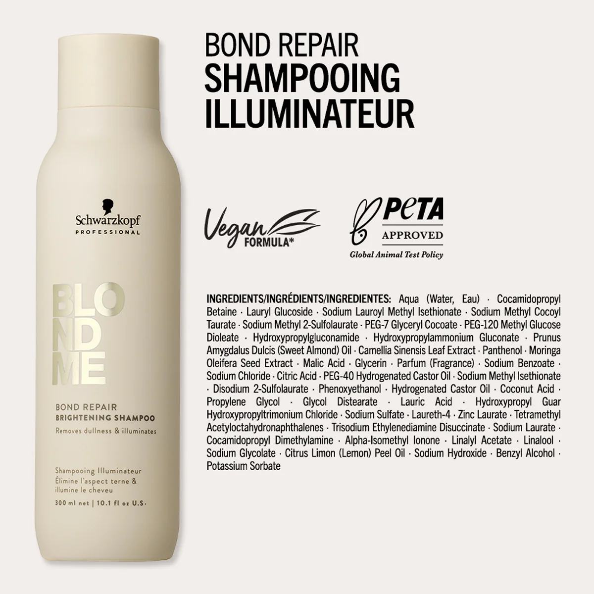 Shampoing Illuminateur Blond Me Bond Repair Schwarzkopf 300 ML - Image 6