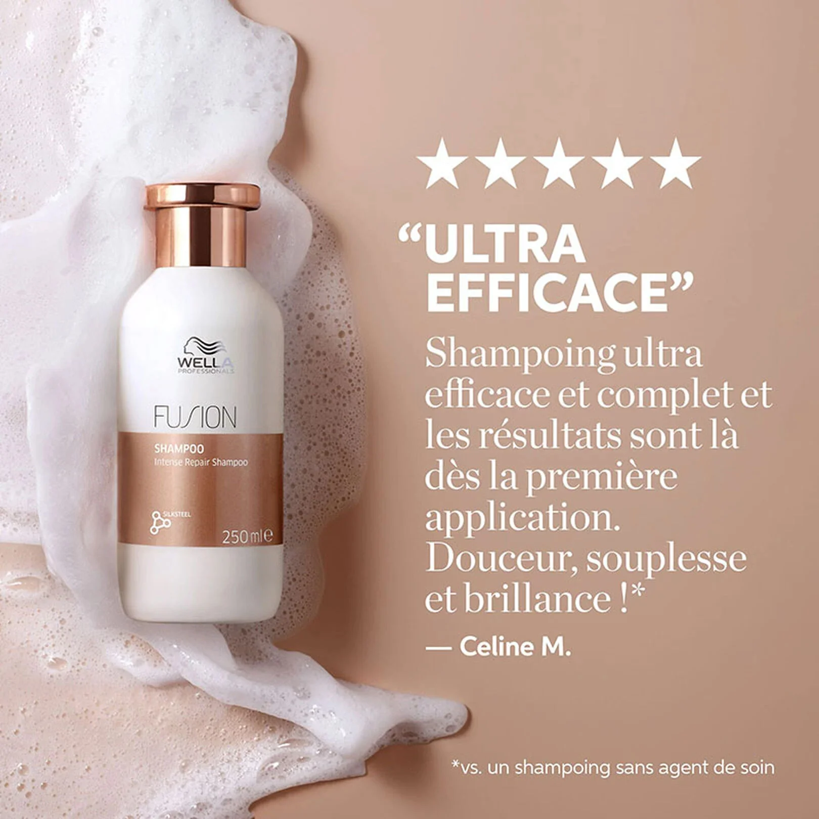 Shampoing Intense Repair Fusion Wella 250 ML - Image 2