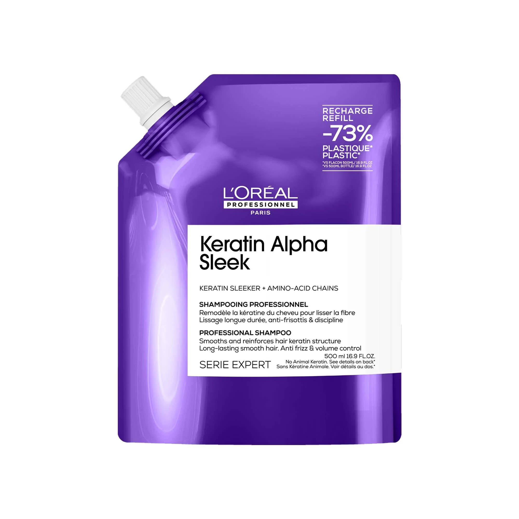Shampoing Keratin Alpha Sleek L'Oréal Professionnel - Image 9