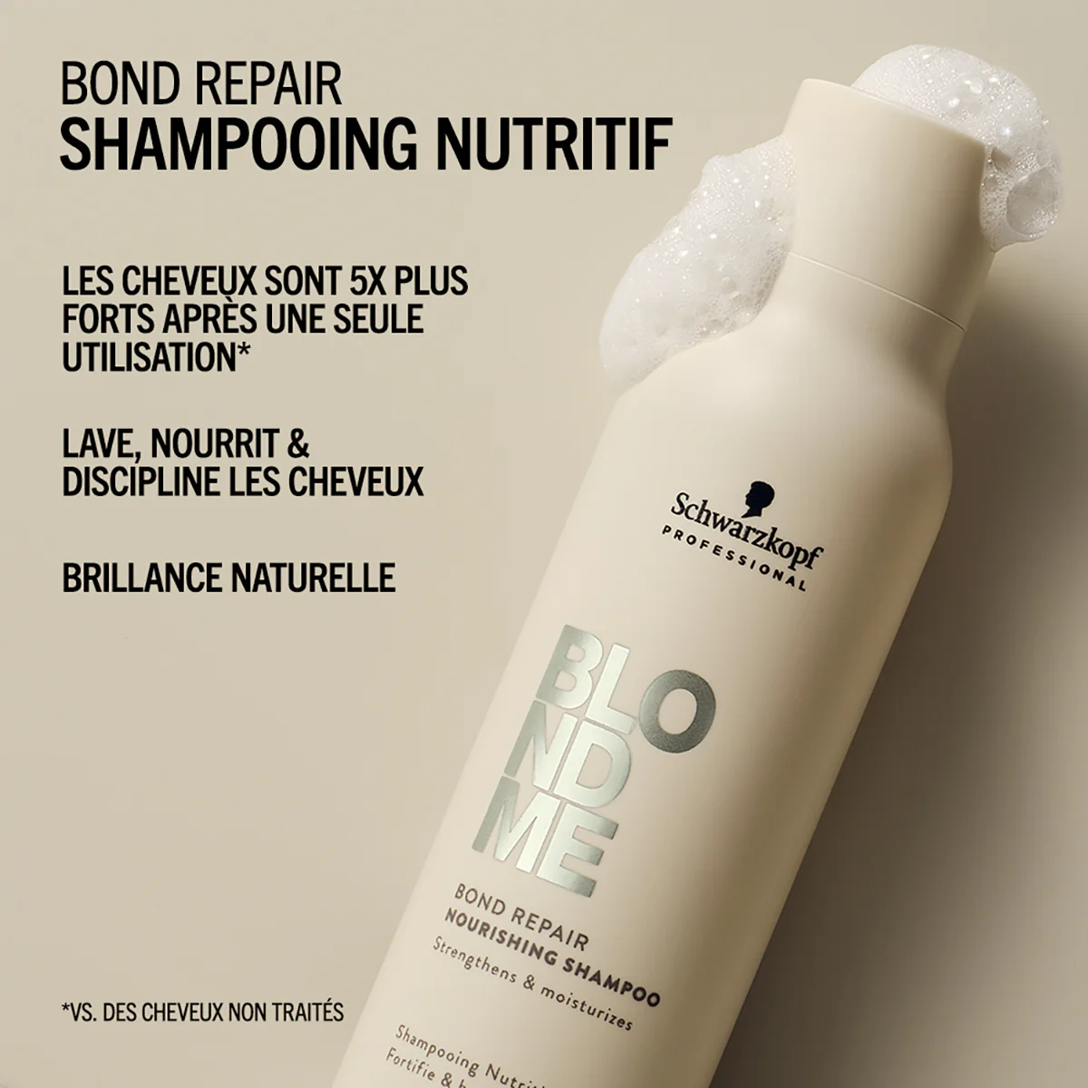 Shampoing Nutritif Blond Me Bond Repair Schwarzkopf 300 ML - Image 2