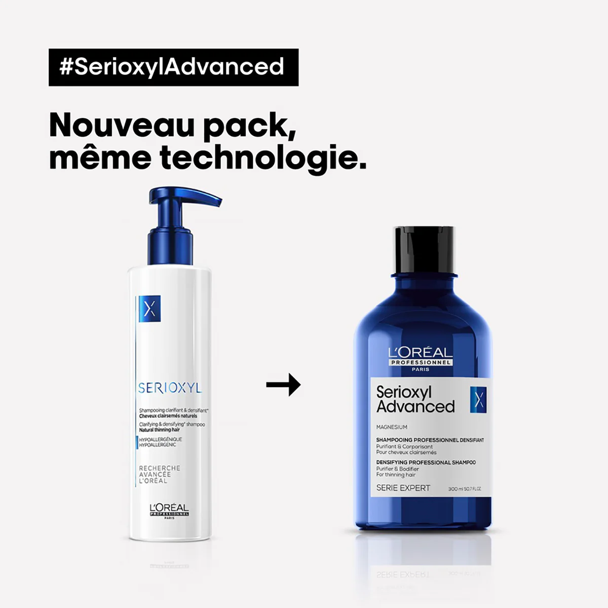 Shampoing Serioxyl Advanced L'Oréal Professionnel 500 ML - Image 2