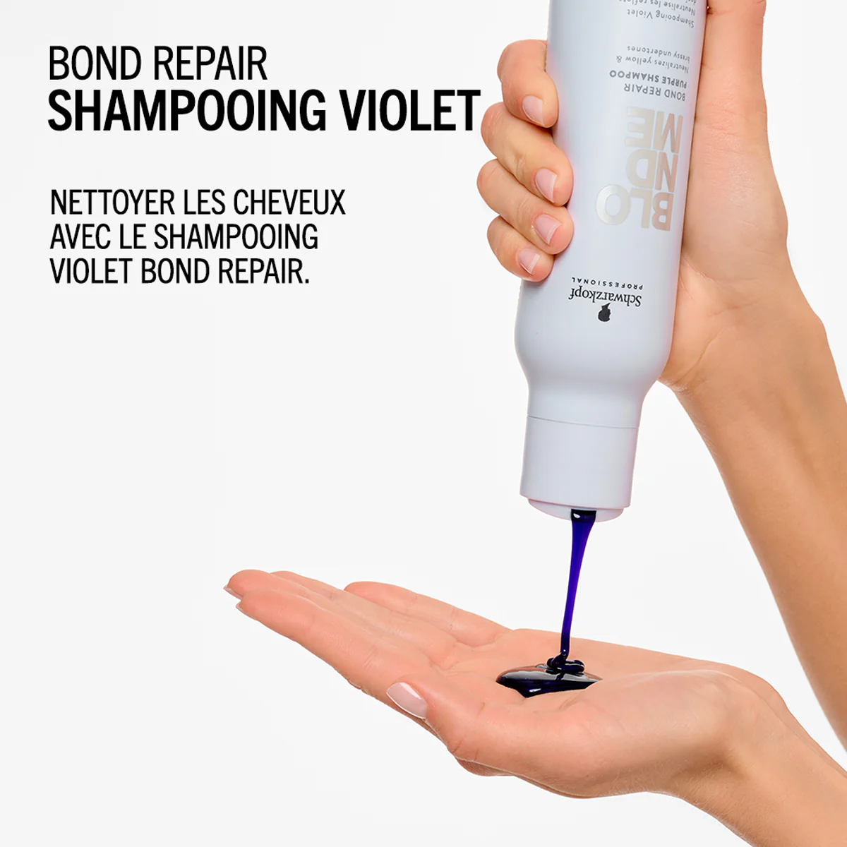 Shampoing Violet Neutralisant Blond Me Bond Repair Schwarzkopf 300 ML - Image 3