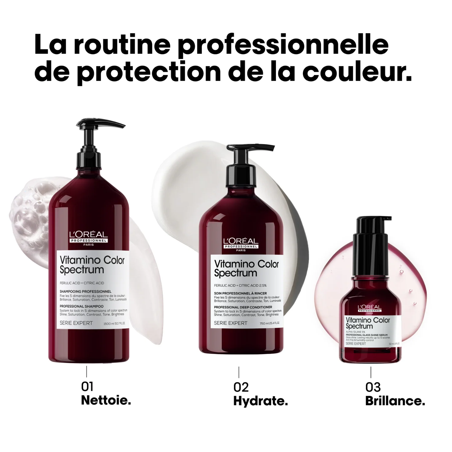 Shampoing Vitamino Color Spectrum L'Oréal Professionnel 1500 ML - Image 3